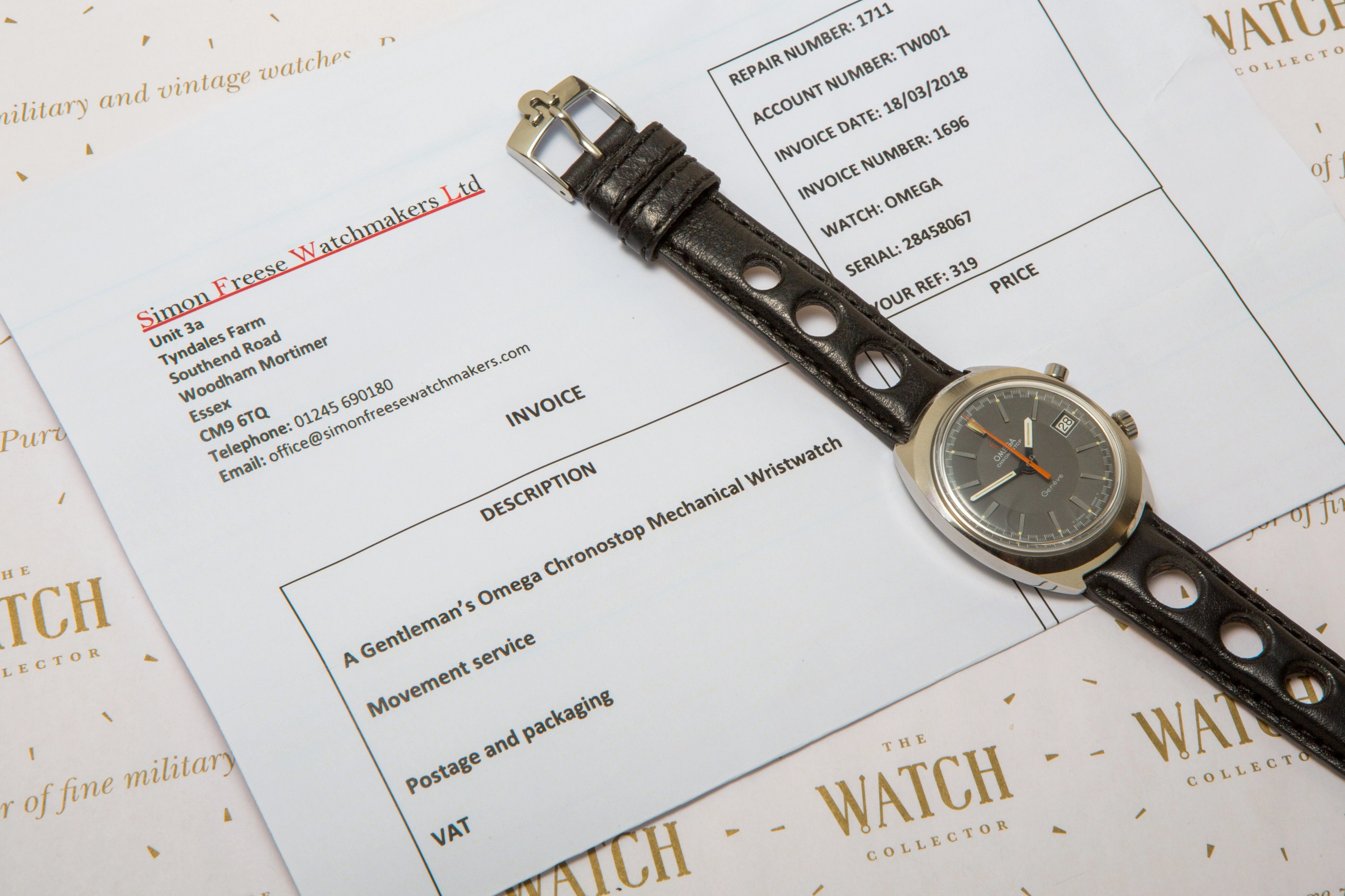 Omega Chronostop date SOLD