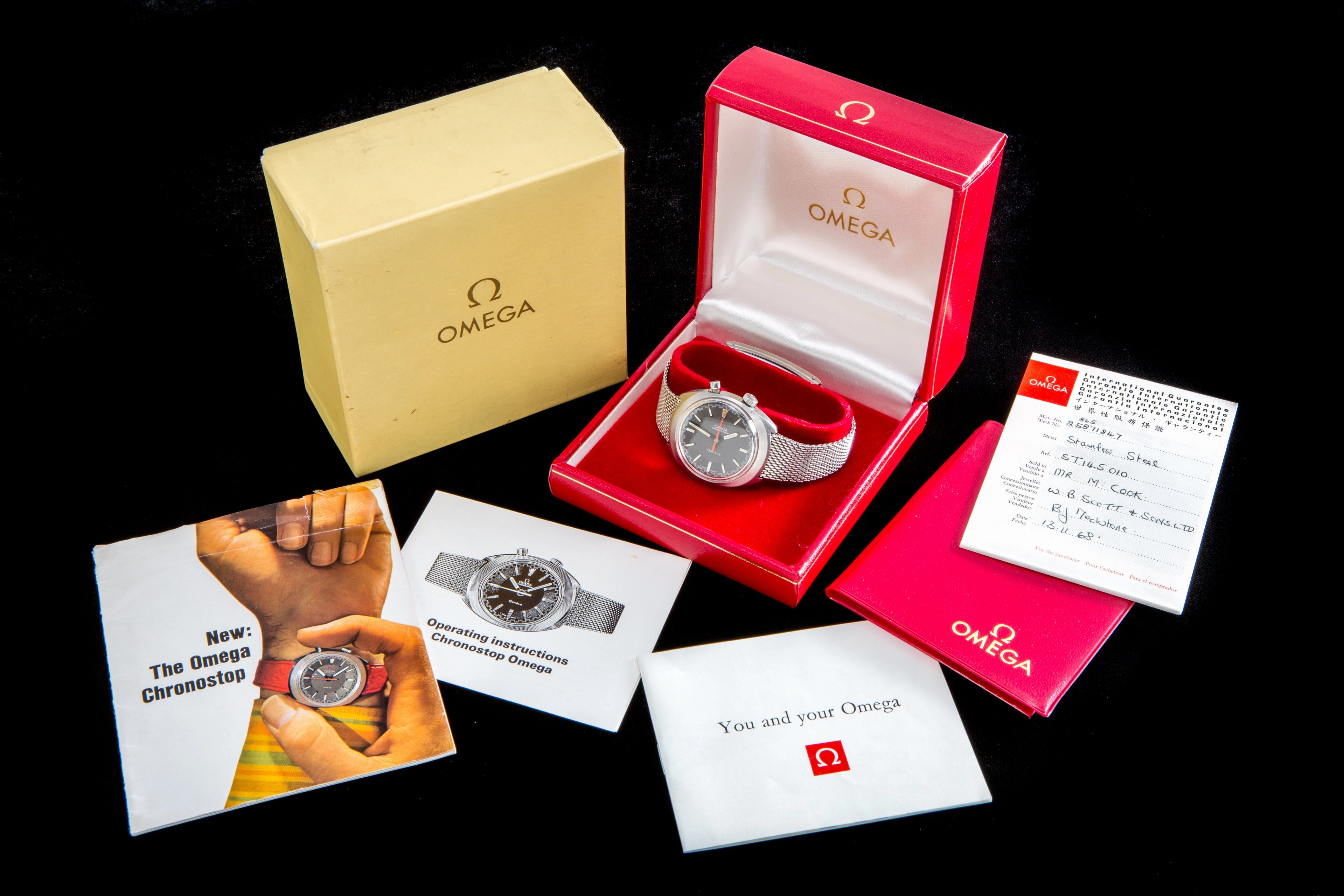 Omega Chronostop Driver collectors set
