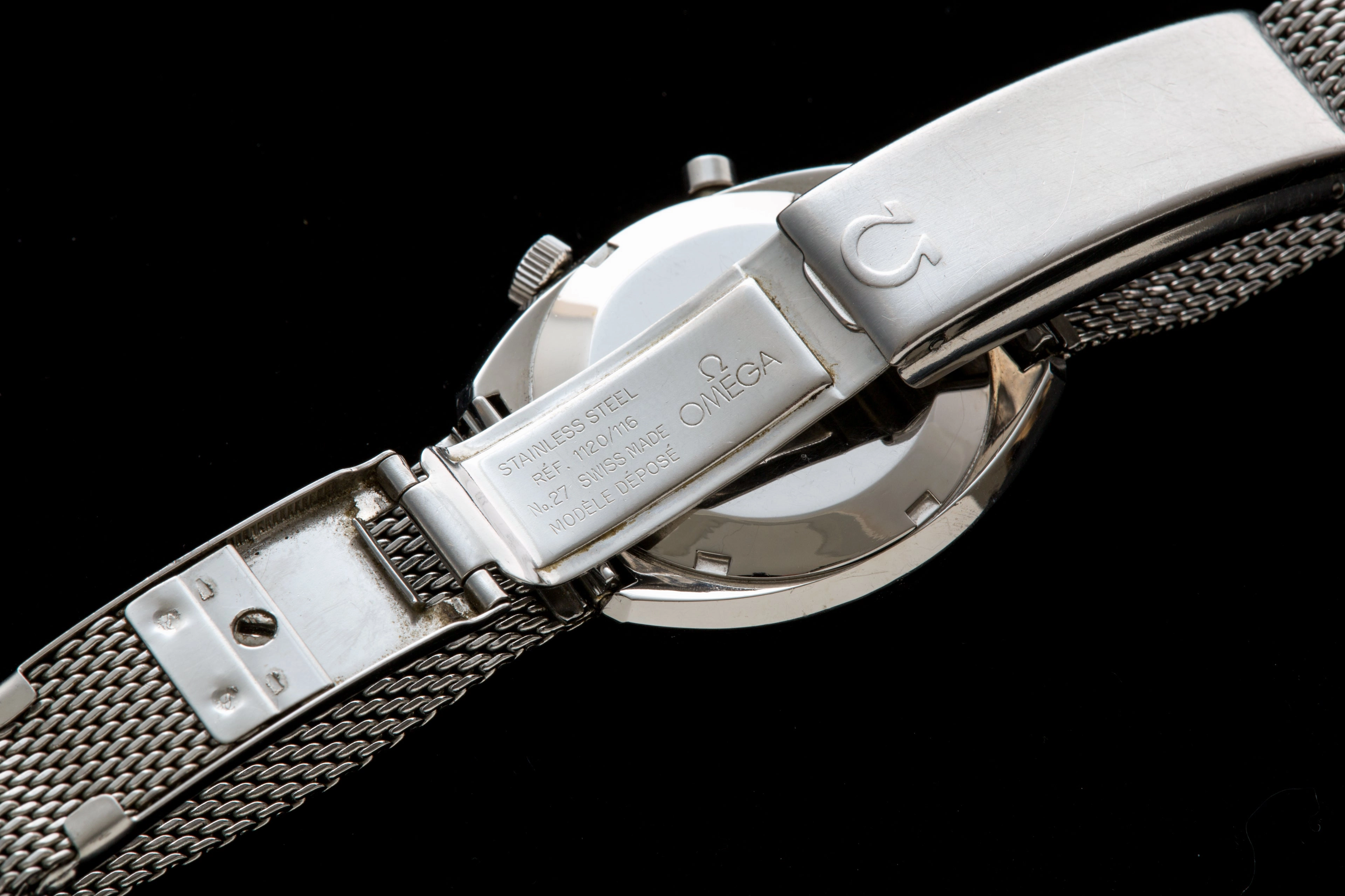 Omega Chronostop Driver rare blue dial