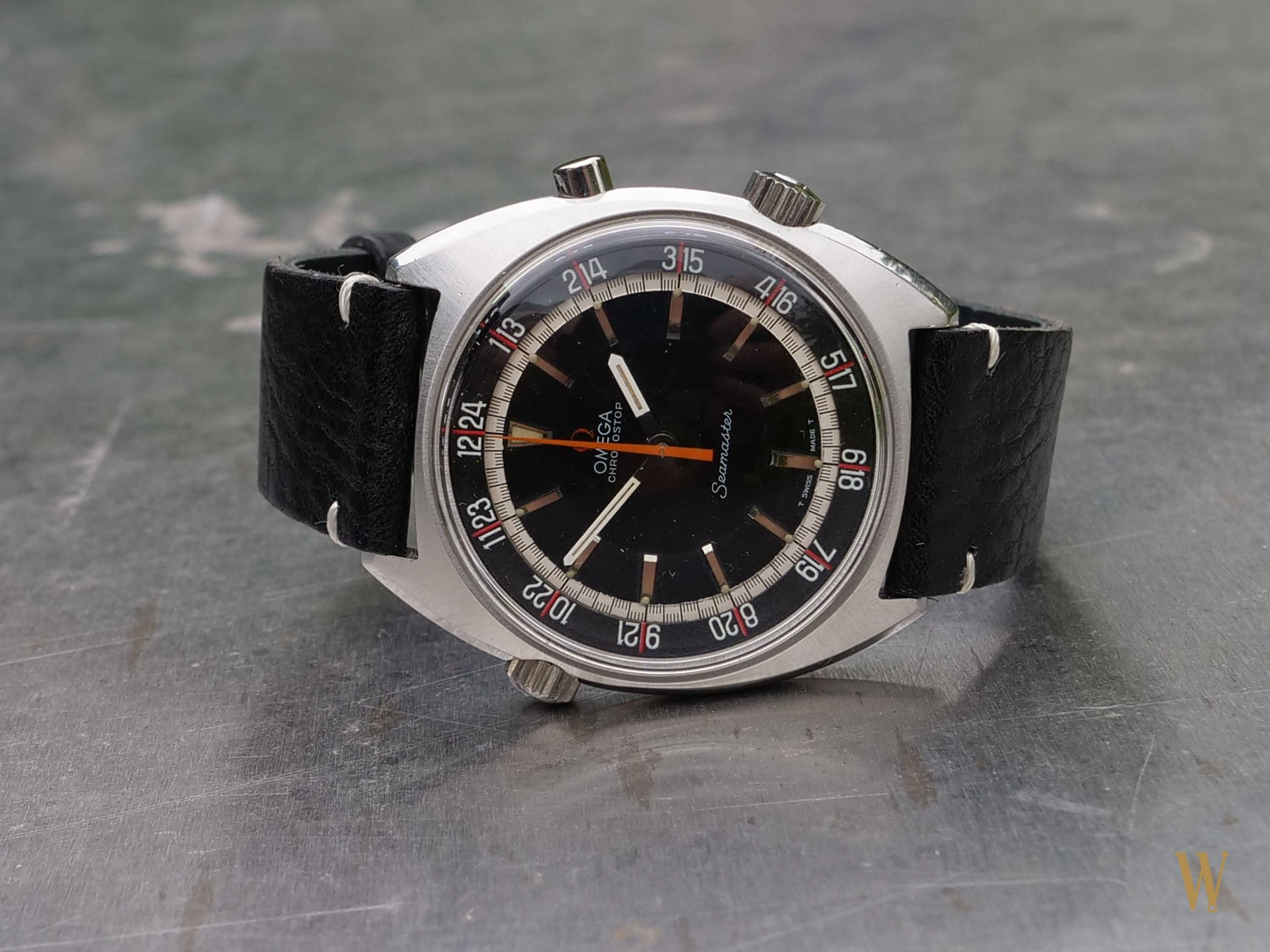 Omega Chronostop Jumbo Pilot Line