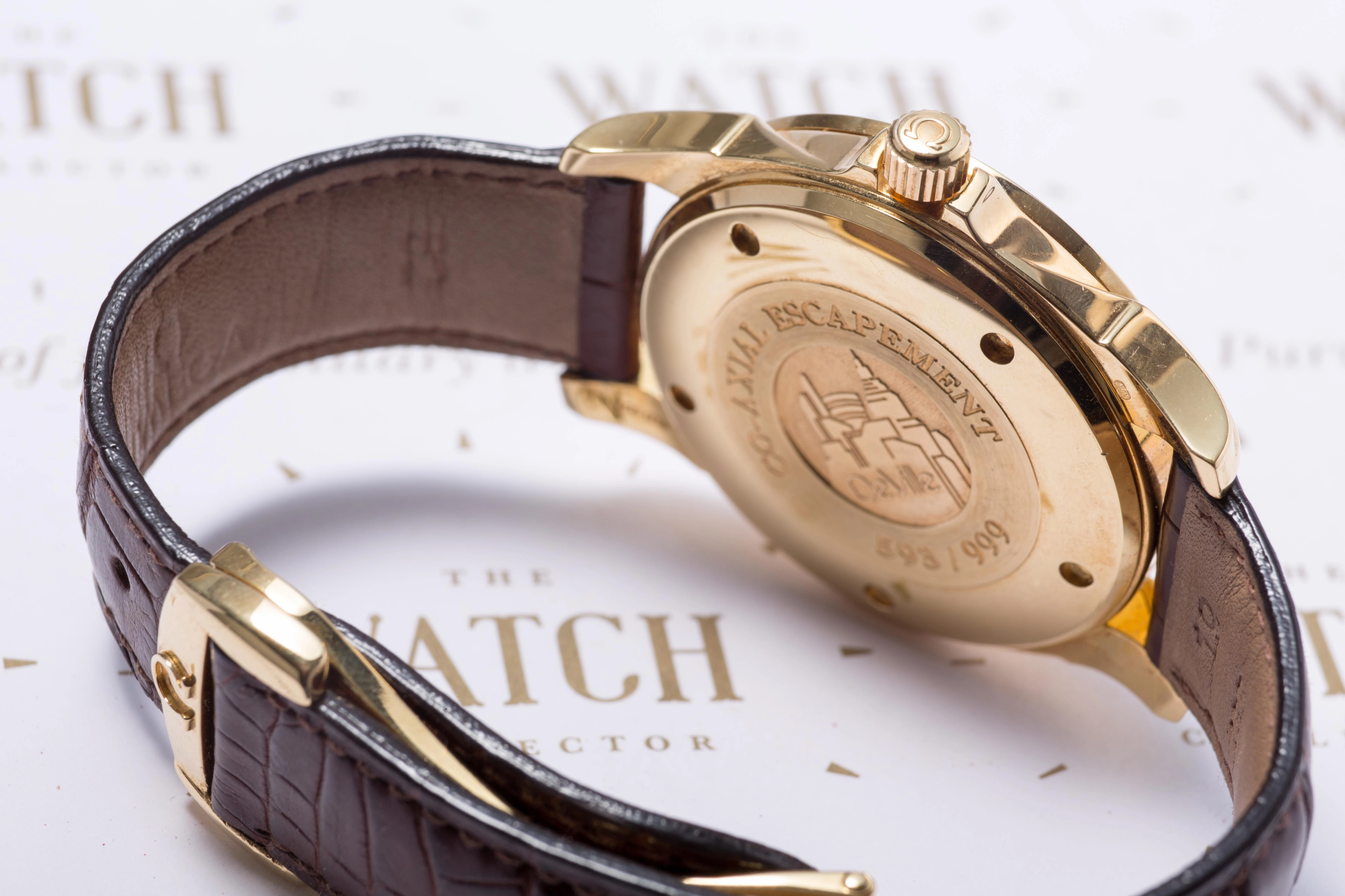 Omega Coaxial chronometer 18ct Gold SOLD