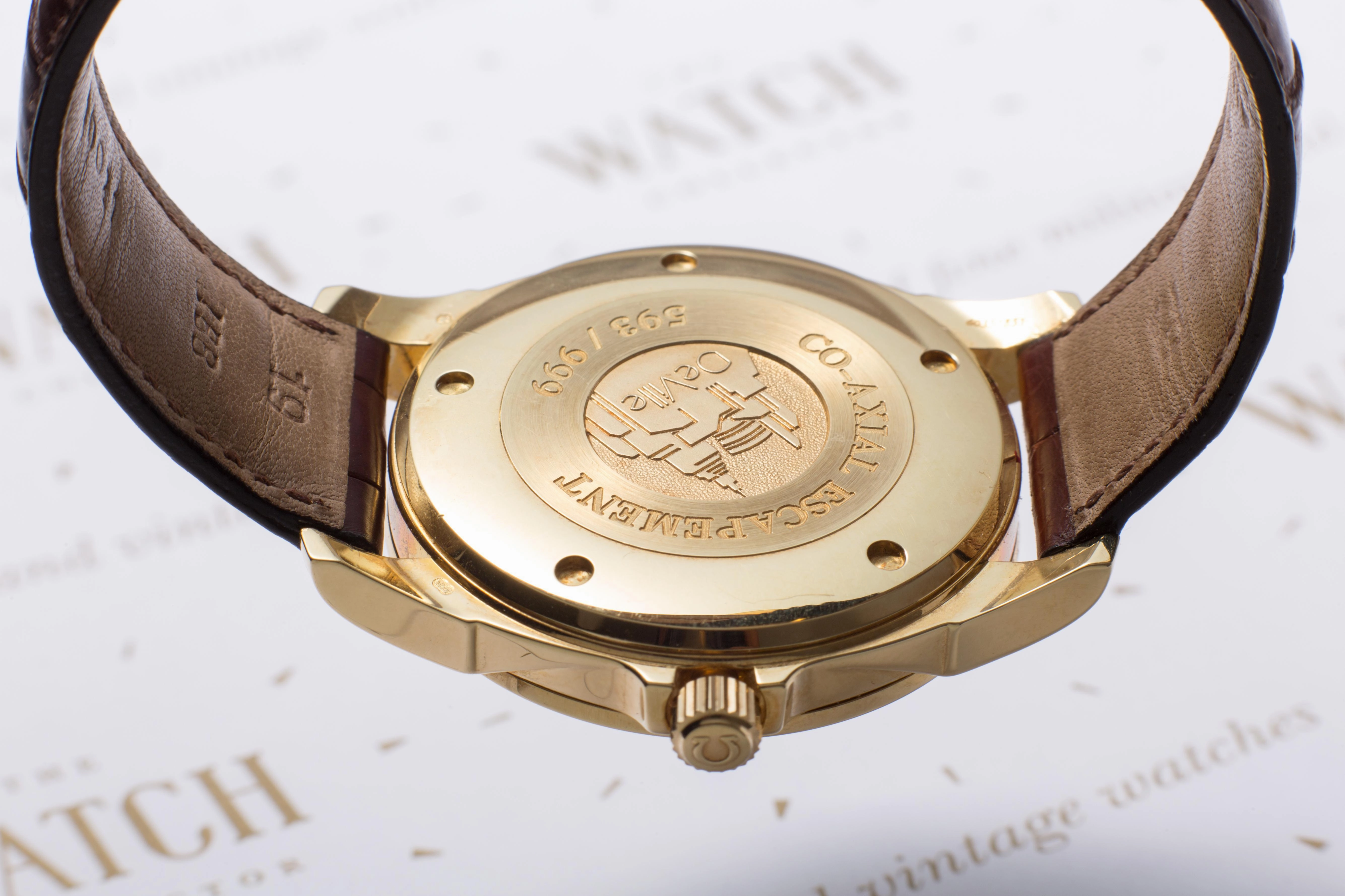 Omega Coaxial chronometer 18ct Gold SOLD