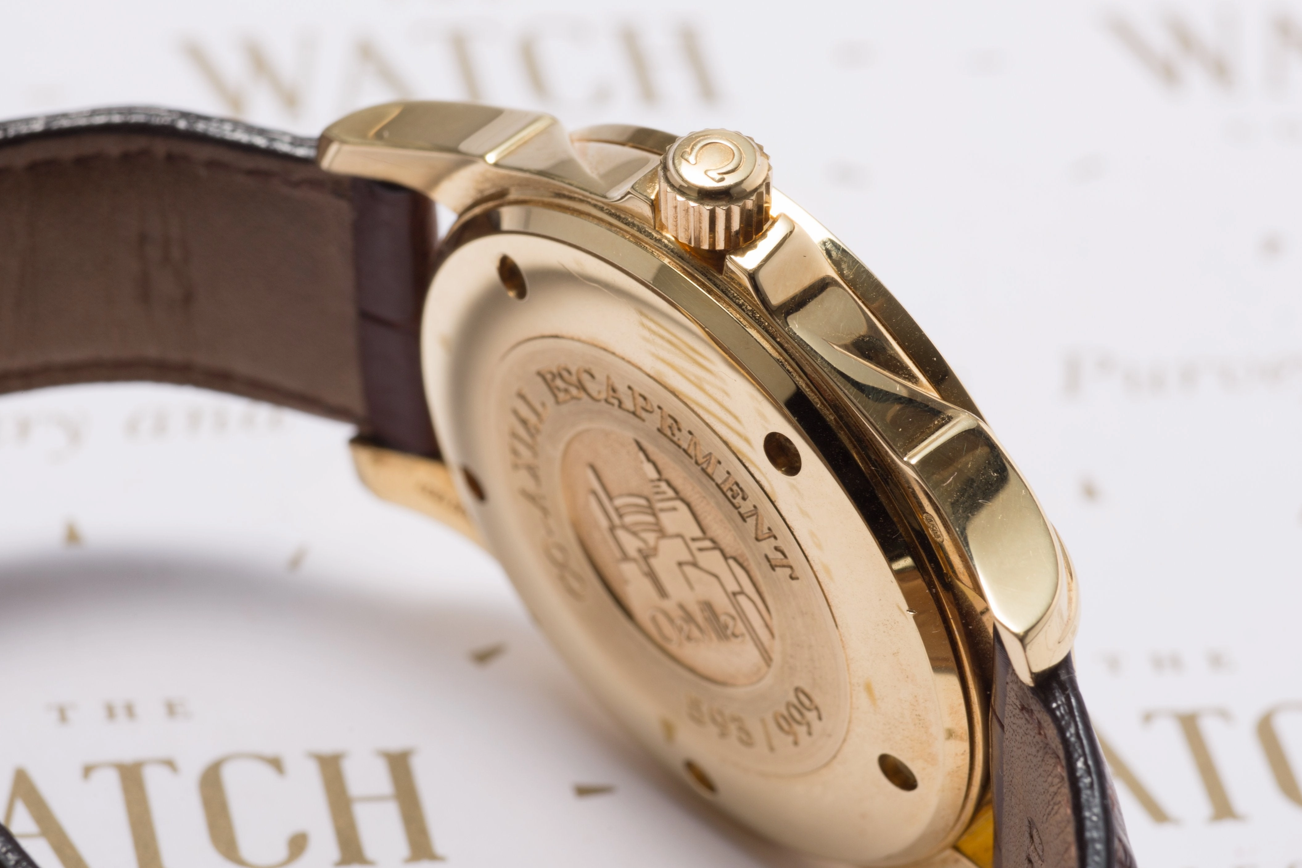 Omega Coaxial chronometer 18ct Gold SOLD