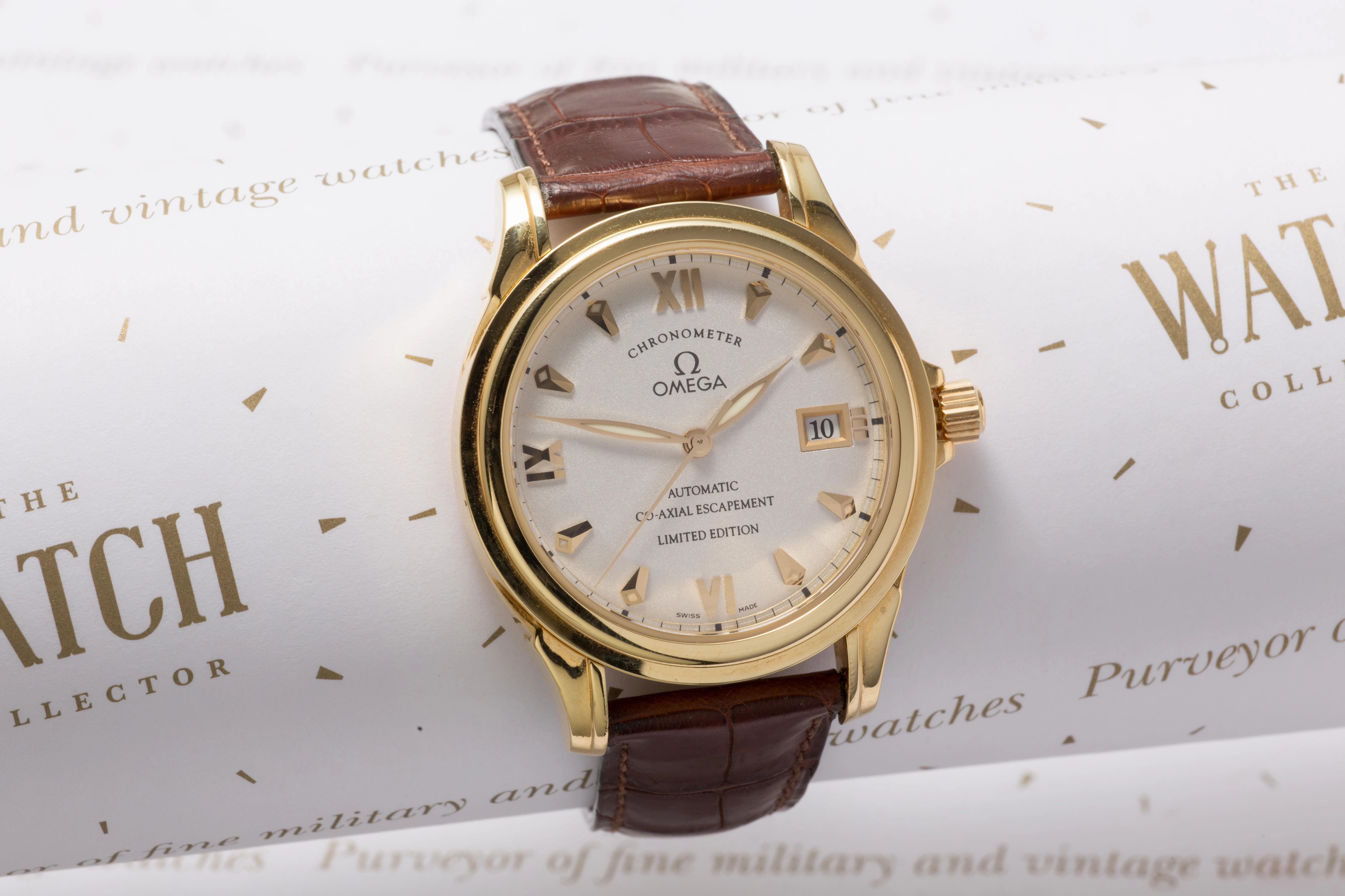 Omega Coaxial chronometer 18ct Gold SOLD