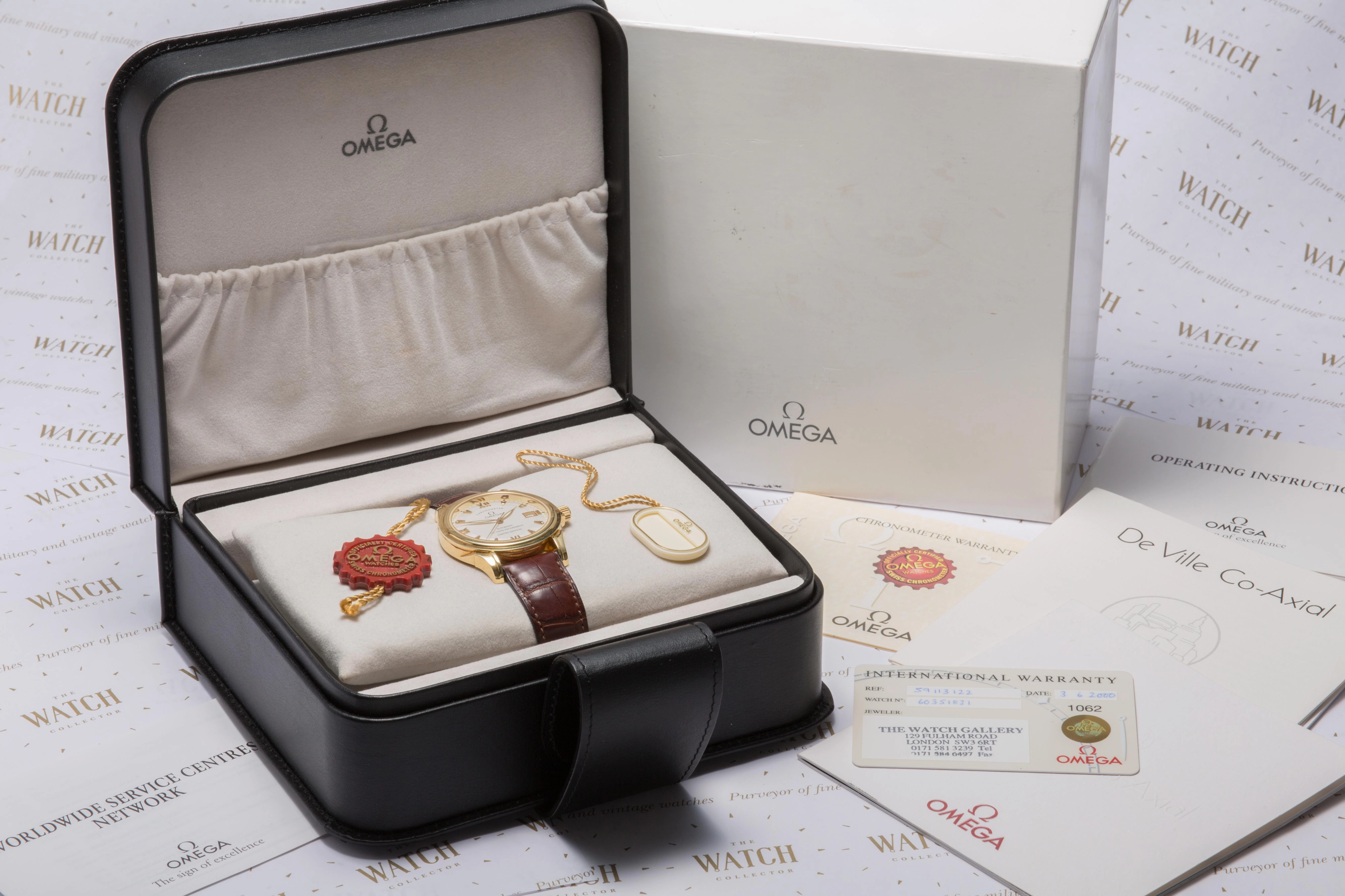 Omega Coaxial chronometer 18ct Gold SOLD