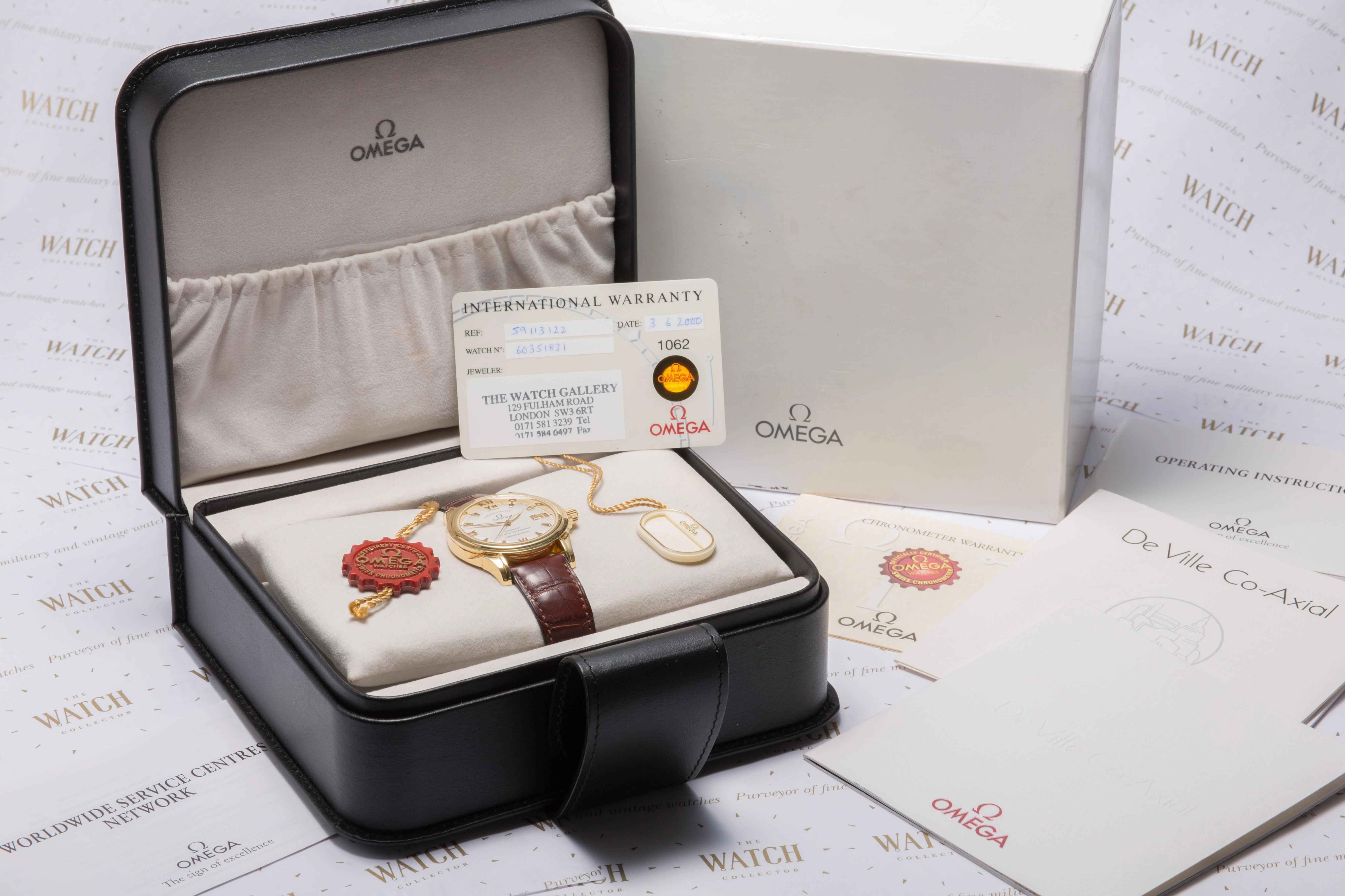 Omega Coaxial chronometer 18ct Gold SOLD
