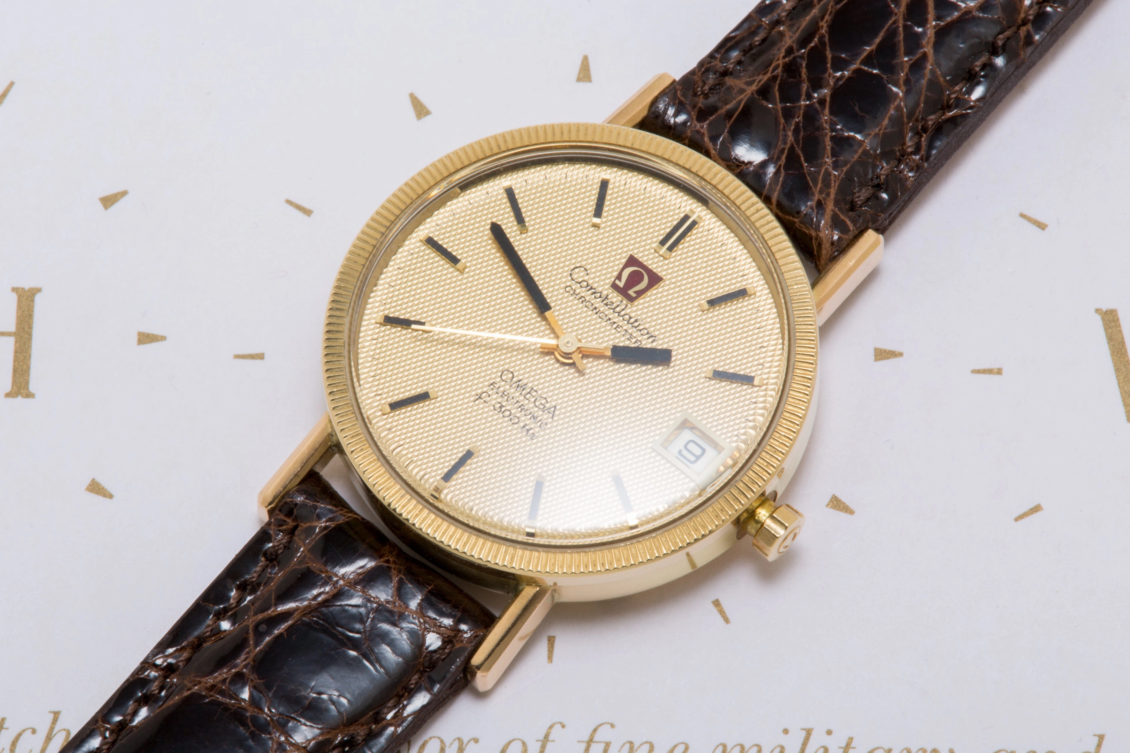Omega Constellation 18ct gold SOLD