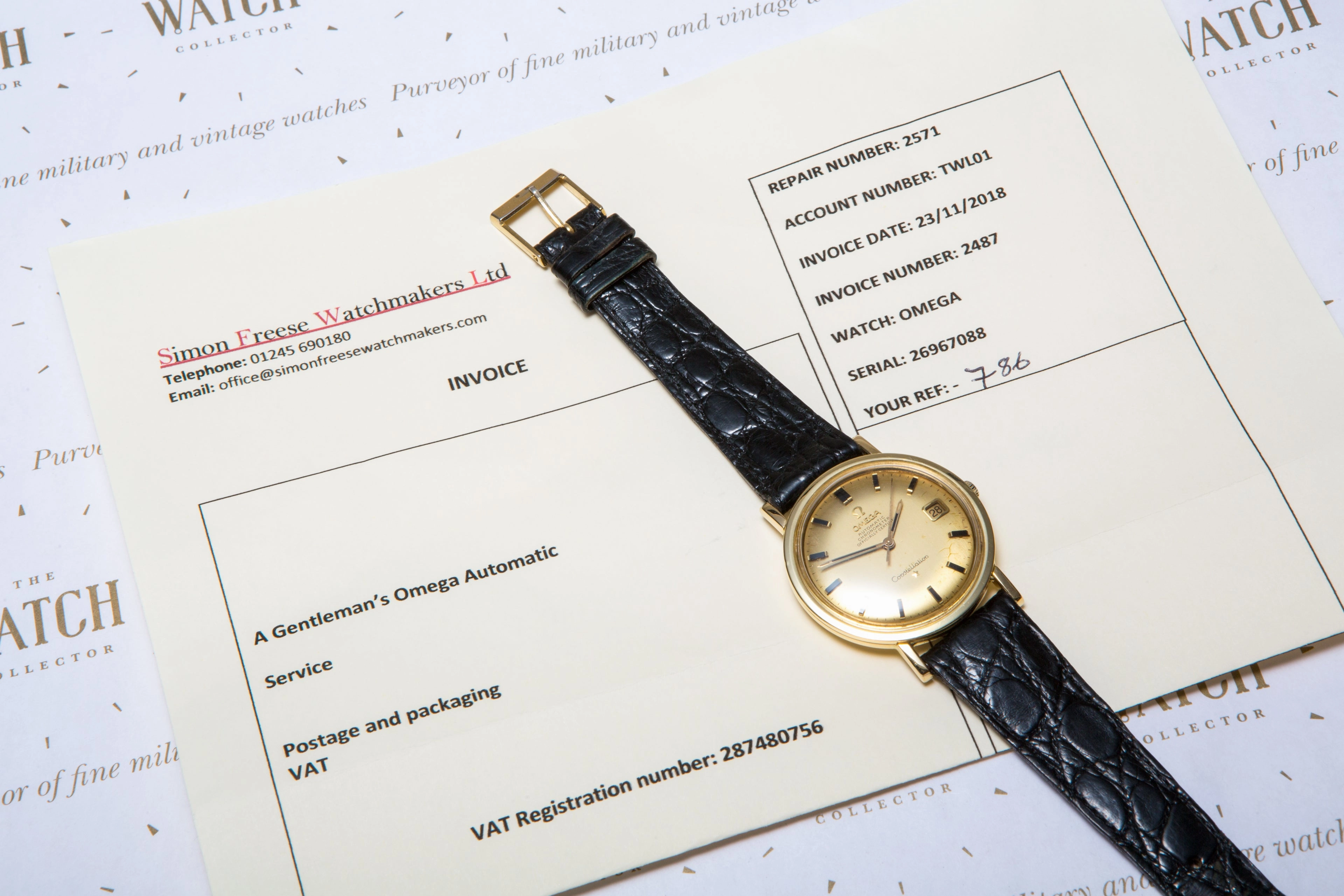 Omega Constellation Deluxe 18ct gold