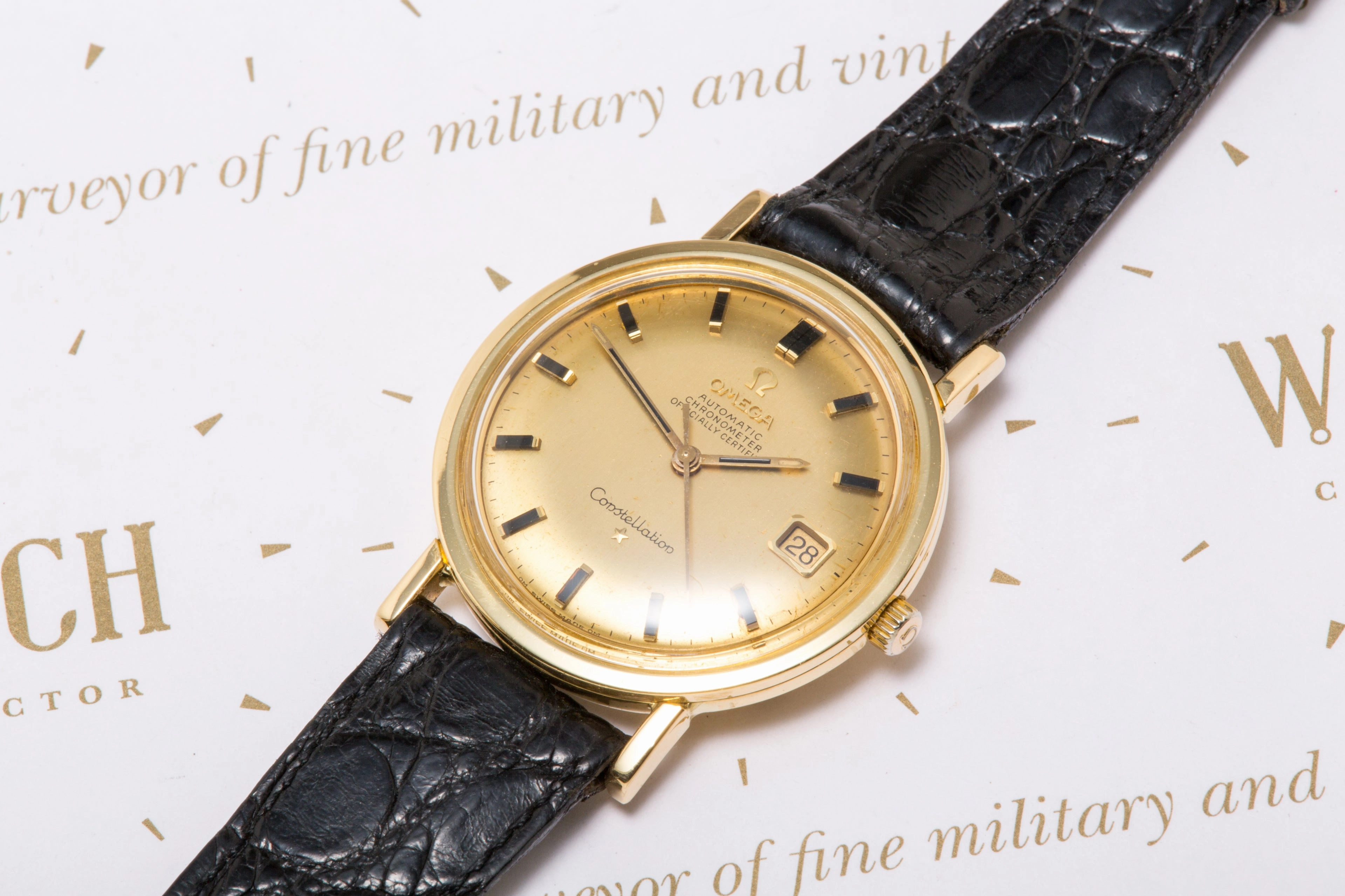 Omega Constellation Deluxe 18ct gold