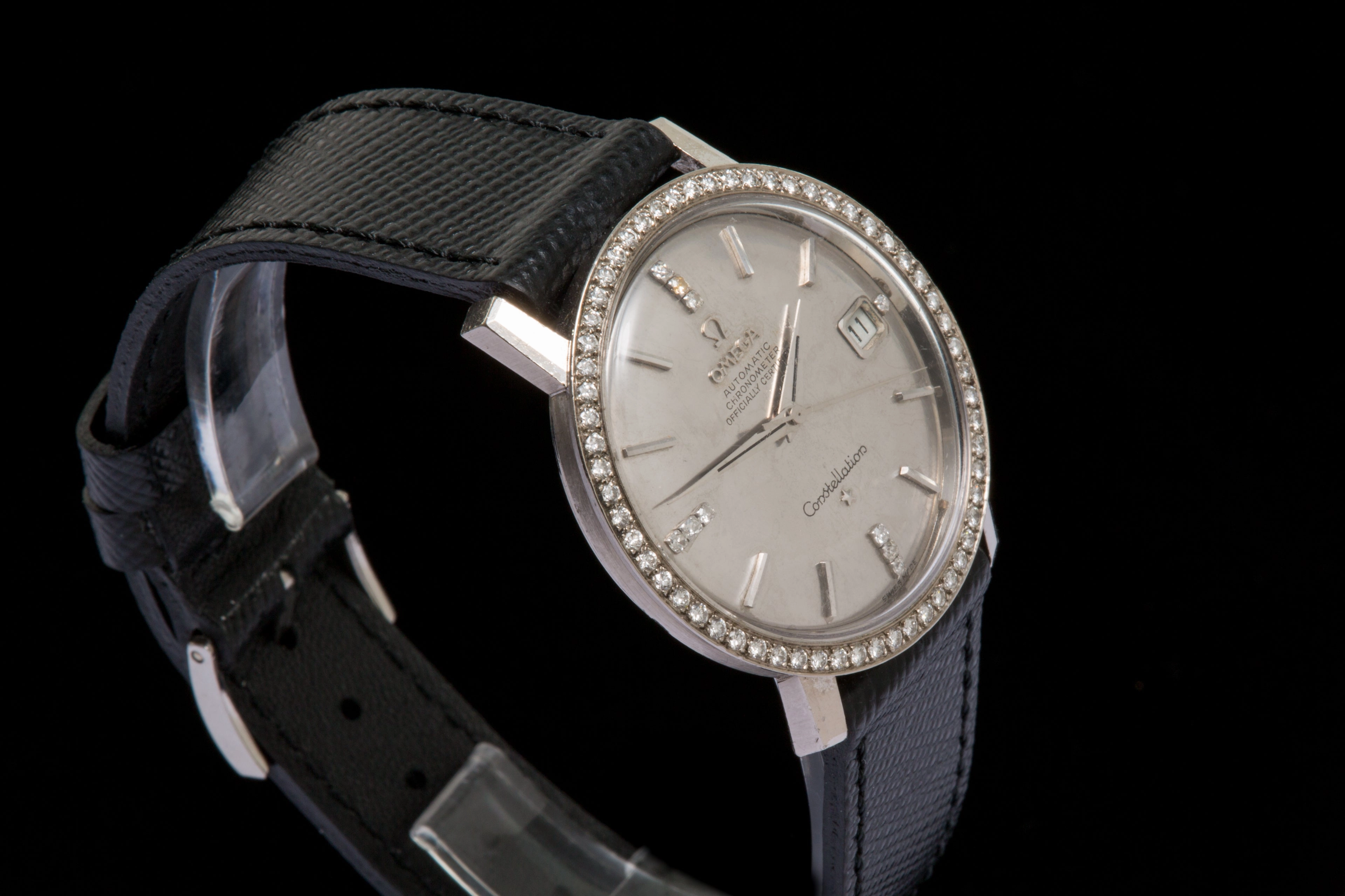 Omega Constellation Diamond Bezel