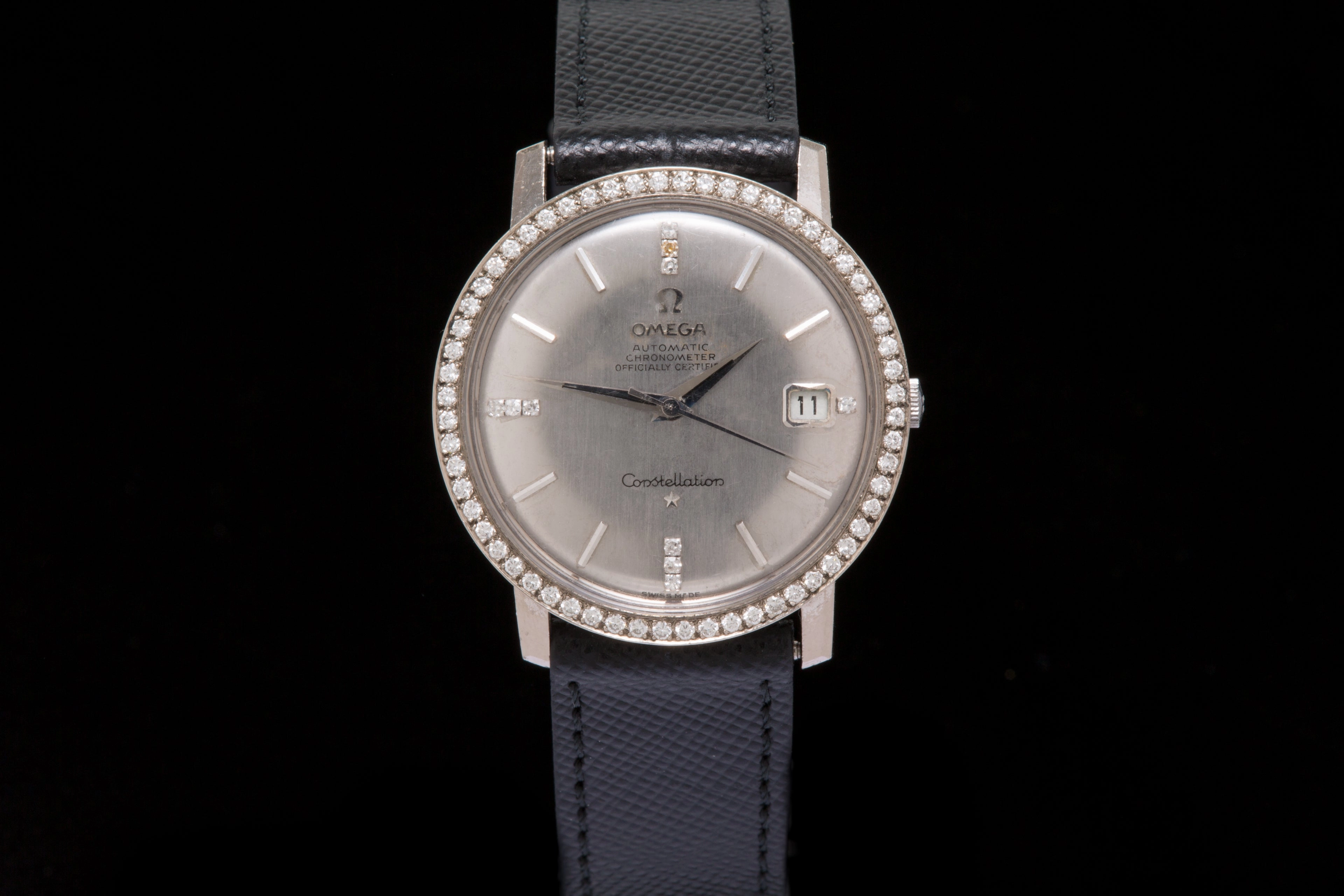 Omega Constellation Diamond Bezel