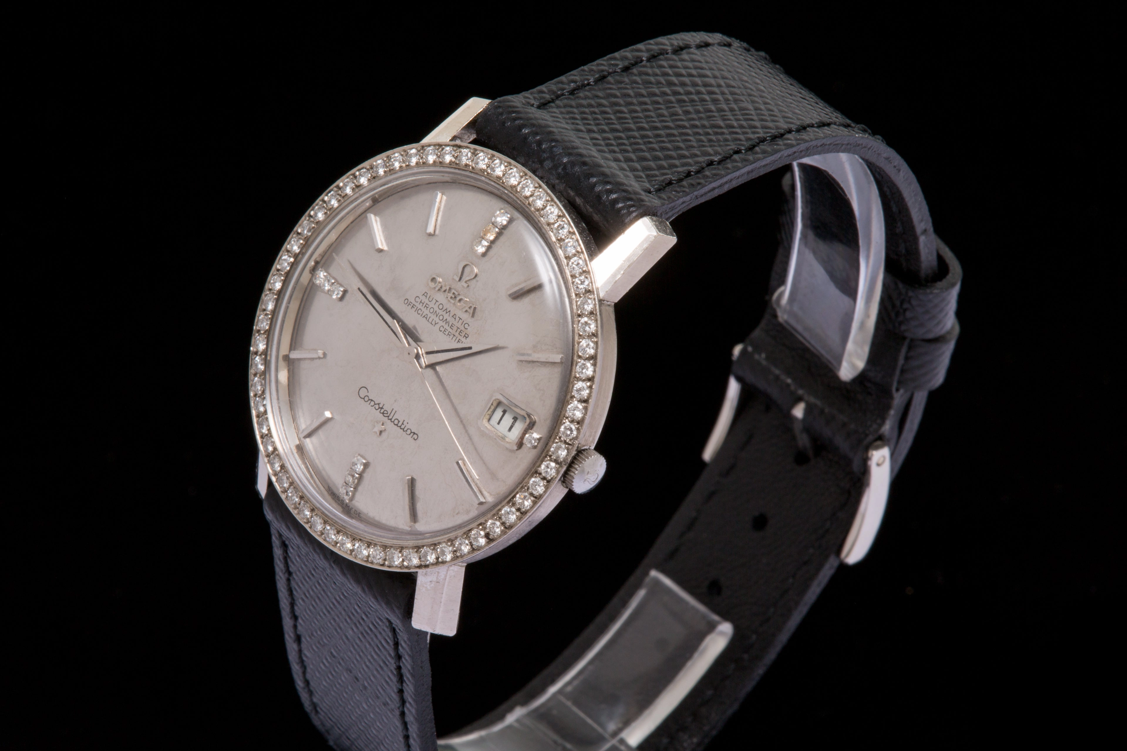 Omega Constellation Diamond Bezel