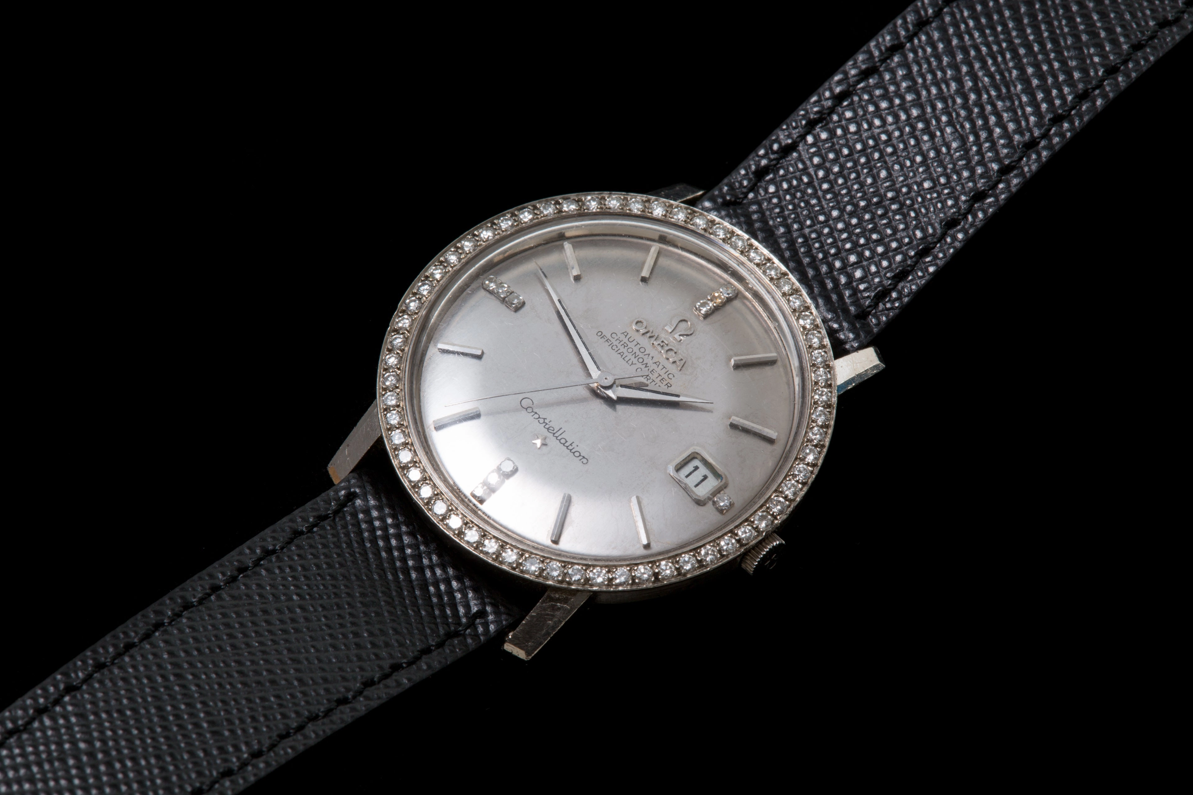Omega Constellation Diamond Bezel