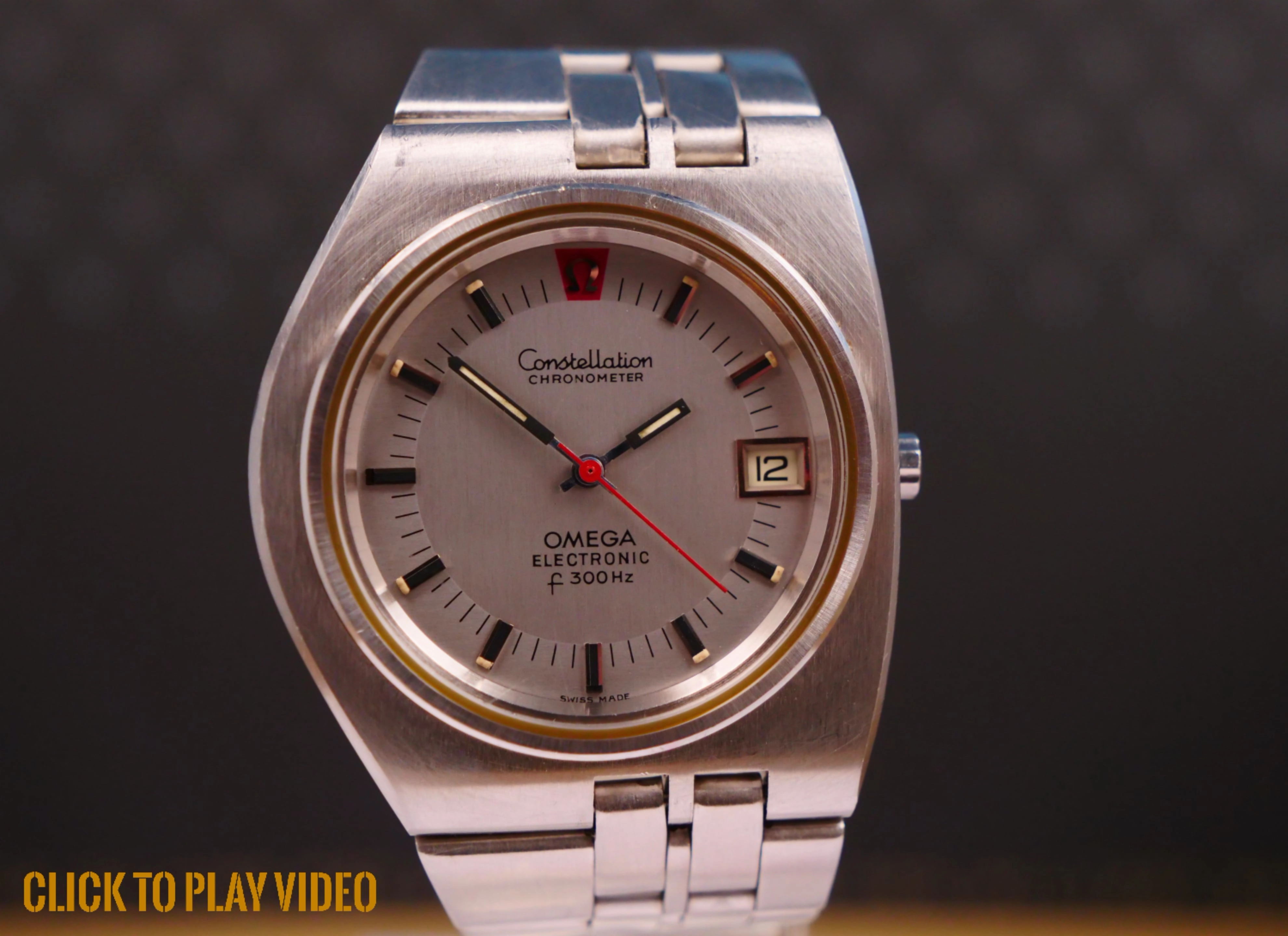 Omega Constellation F300 Rare D Shaped case