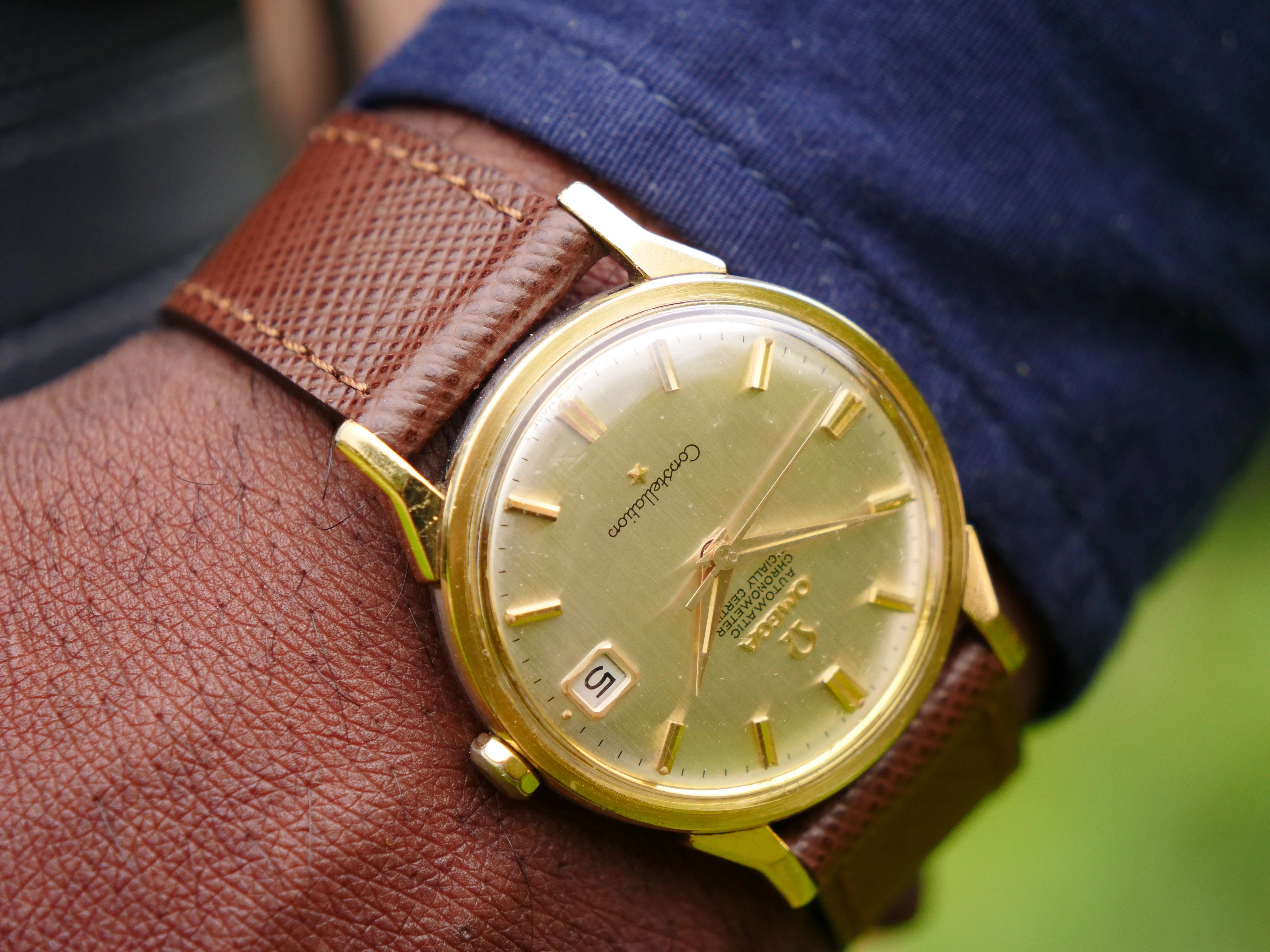 Omega Constellation Gold Cap