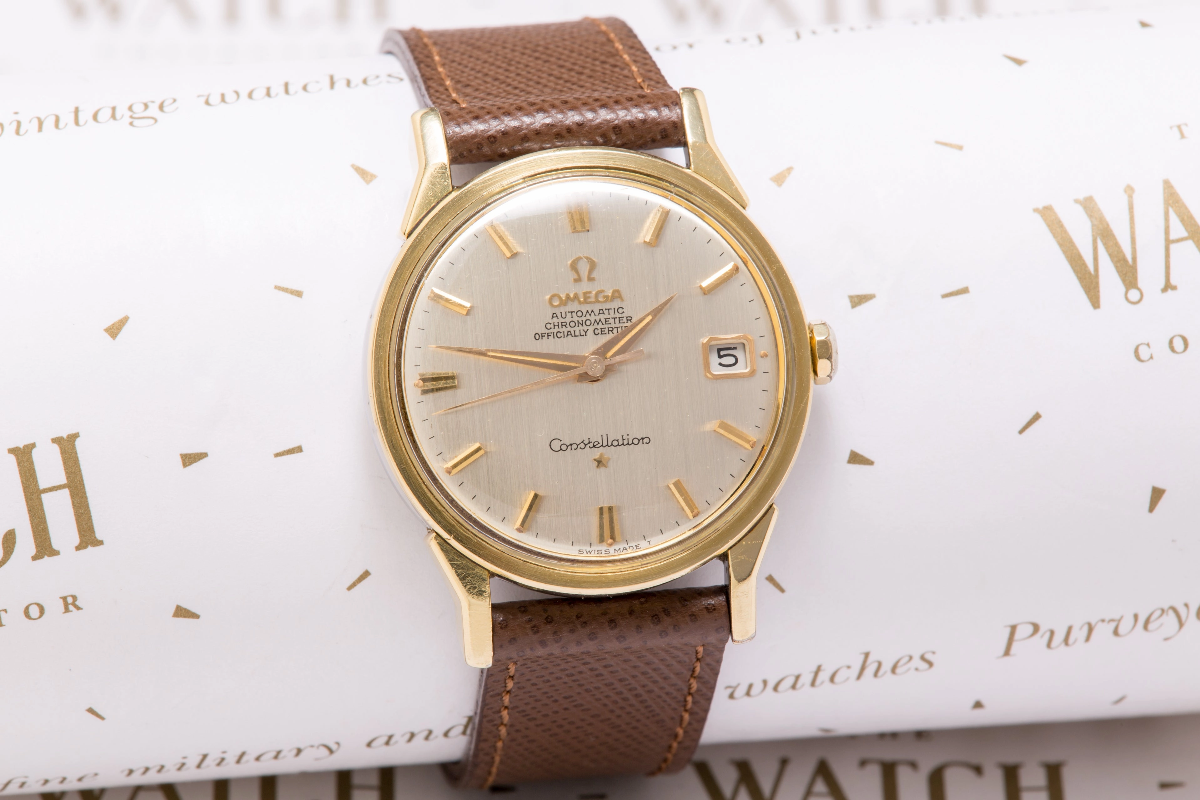 Omega Constellation Gold Cap