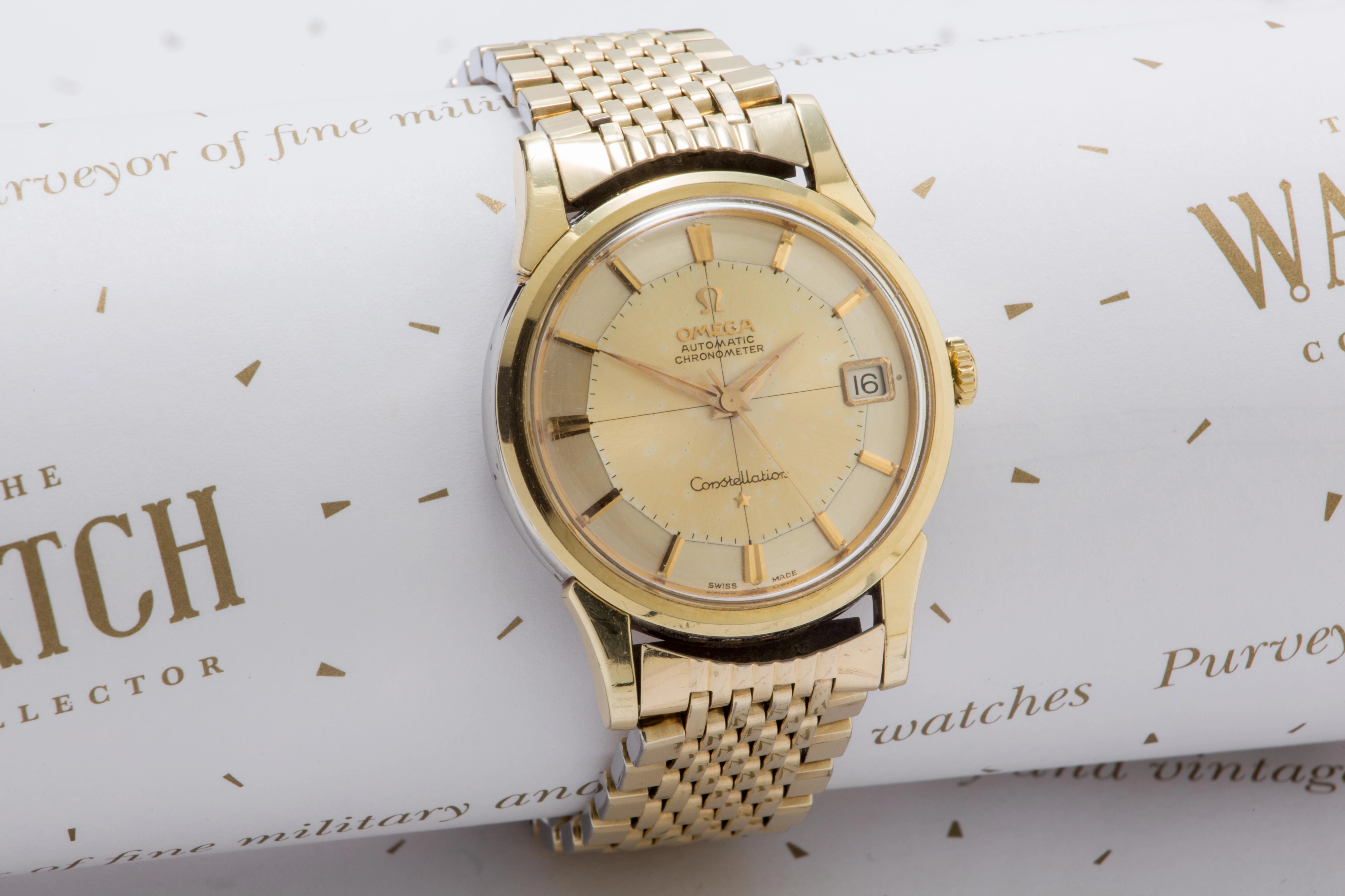 Omega Constellation Gold Cap Sold