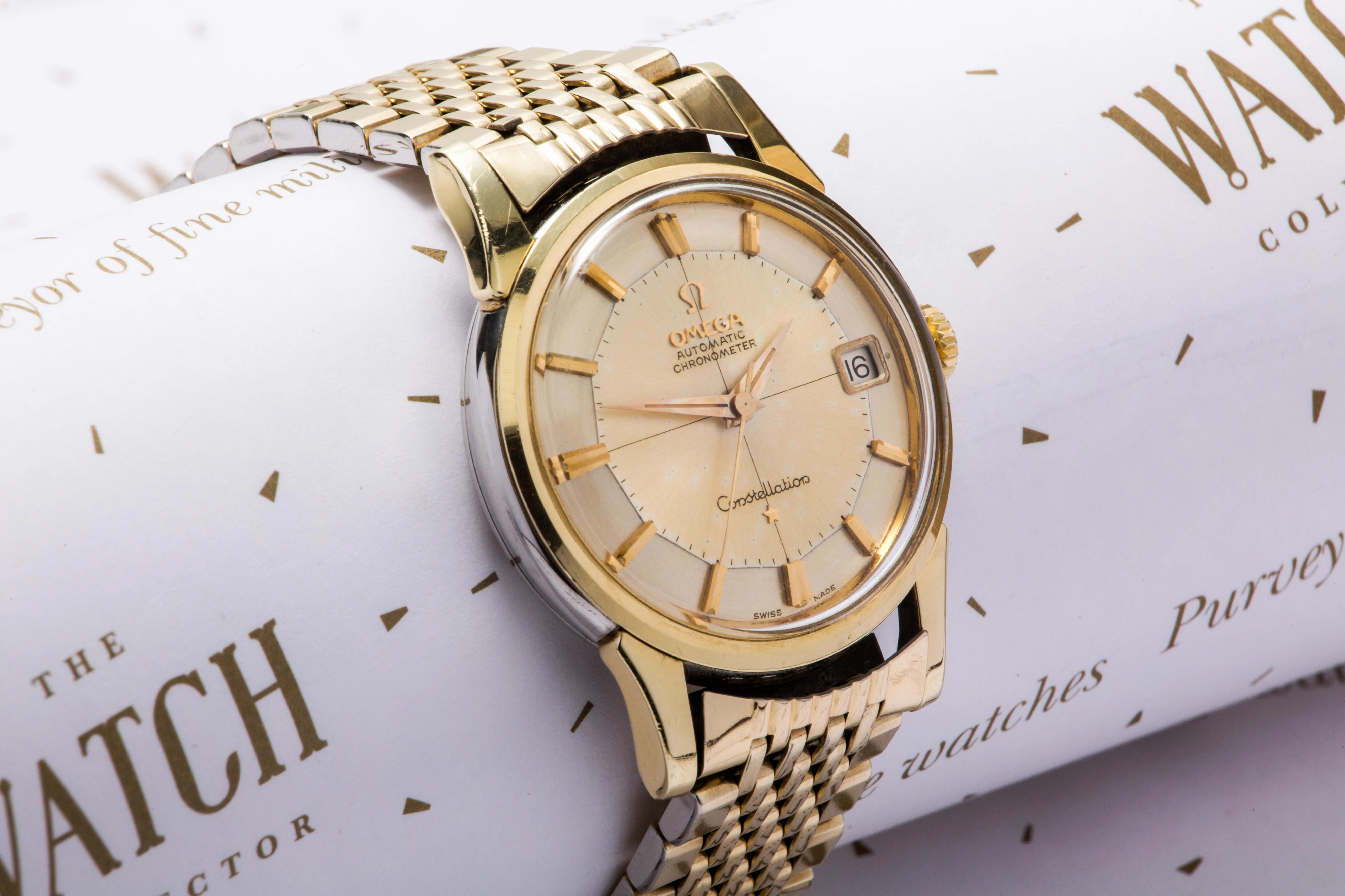 Omega Constellation Gold Cap Sold