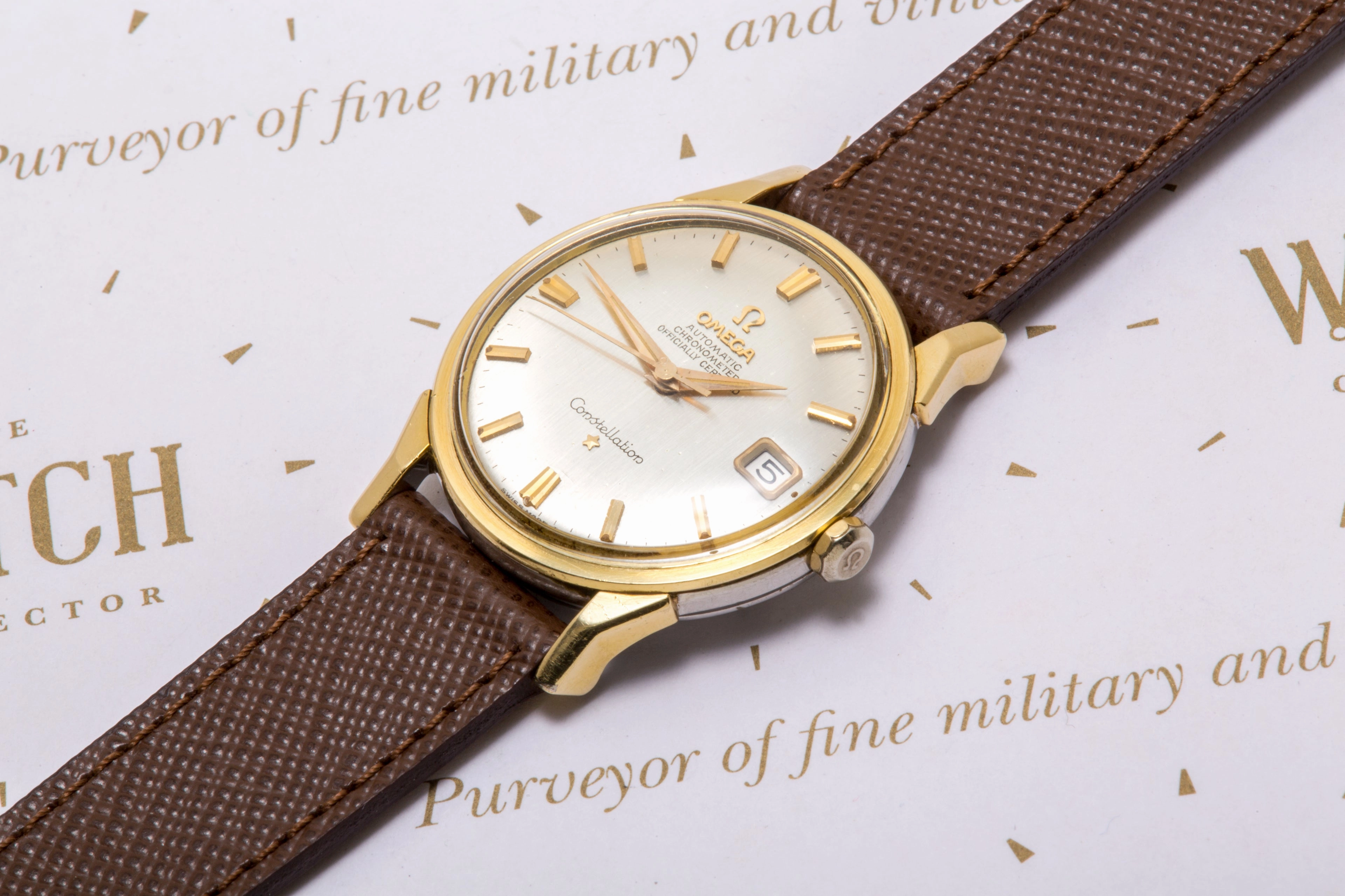 Omega Constellation Gold Cap