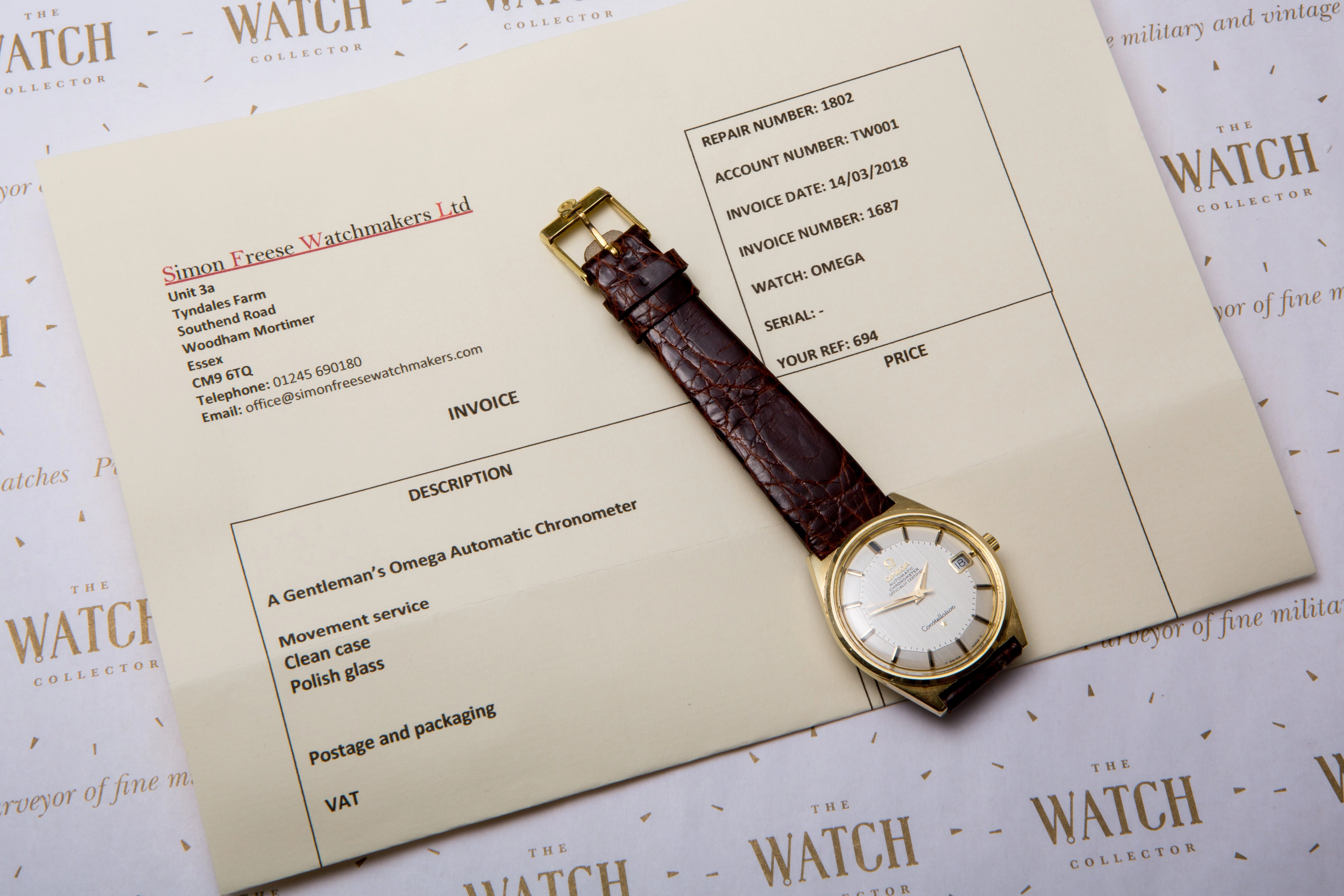 Omega Constellation pie pan SOLD