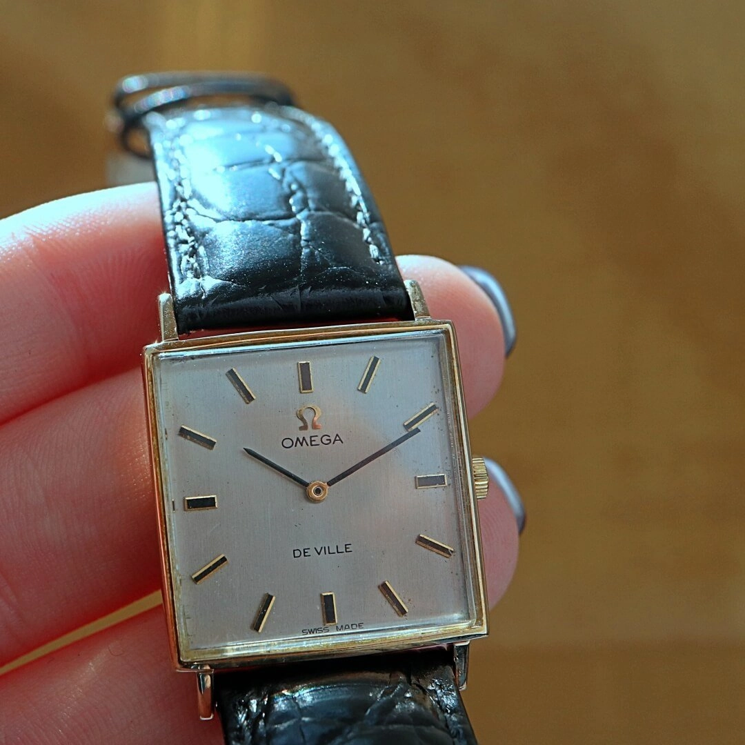 Omega De Ville 1115071, 9k Gold 1977 Men's Vintage Watch