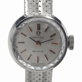 Omega De Ville 18k White Gold Ladies Vintage Watch