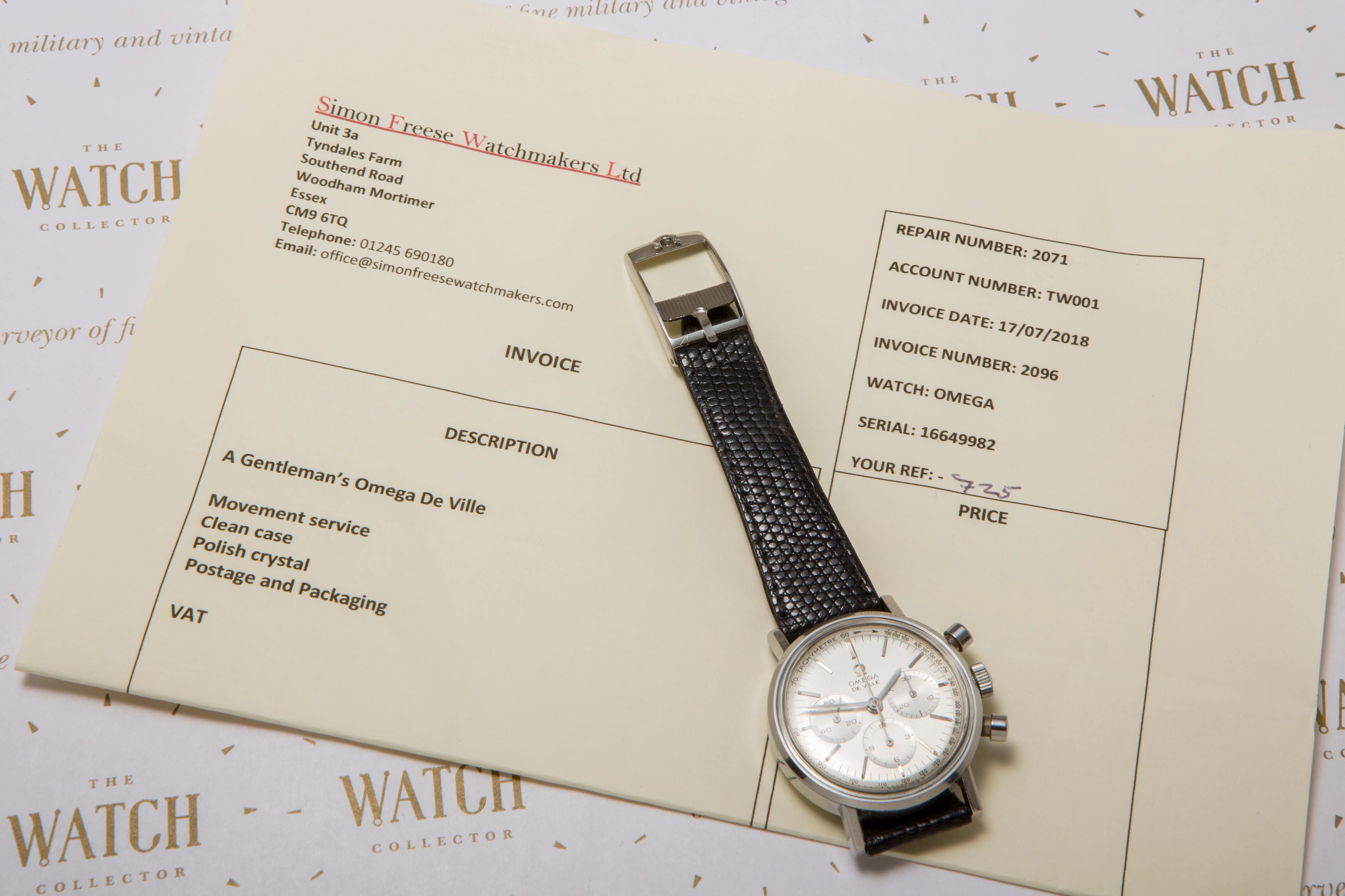 Omega De Ville cal 321 Chronograph sold