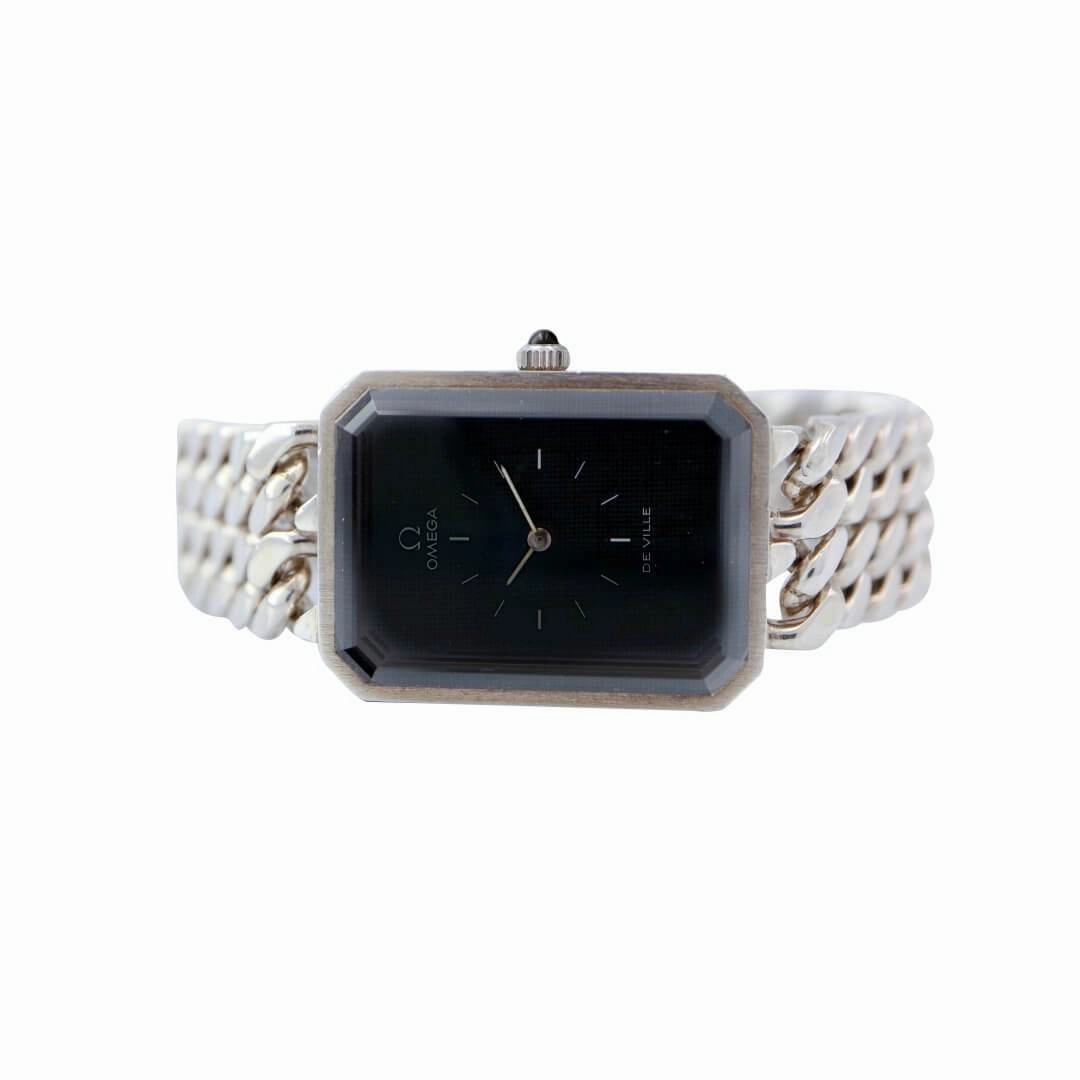 Omega de Ville Jeux D'Argent 8271, 1975 Silver Vintage Watch