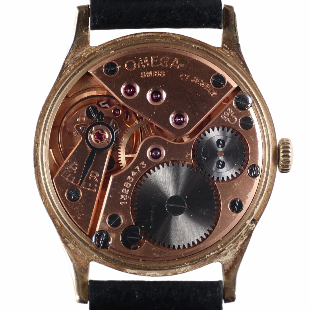 Omega Dennison 9k Gold Vintage Dress Watch, 1952