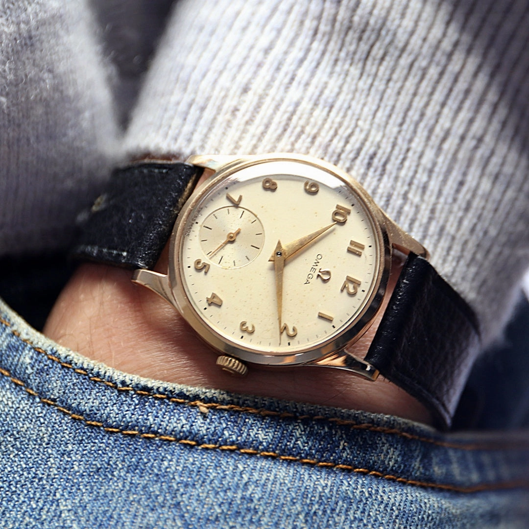Omega Dennison 9k Gold Vintage Dress Watch, 1952
