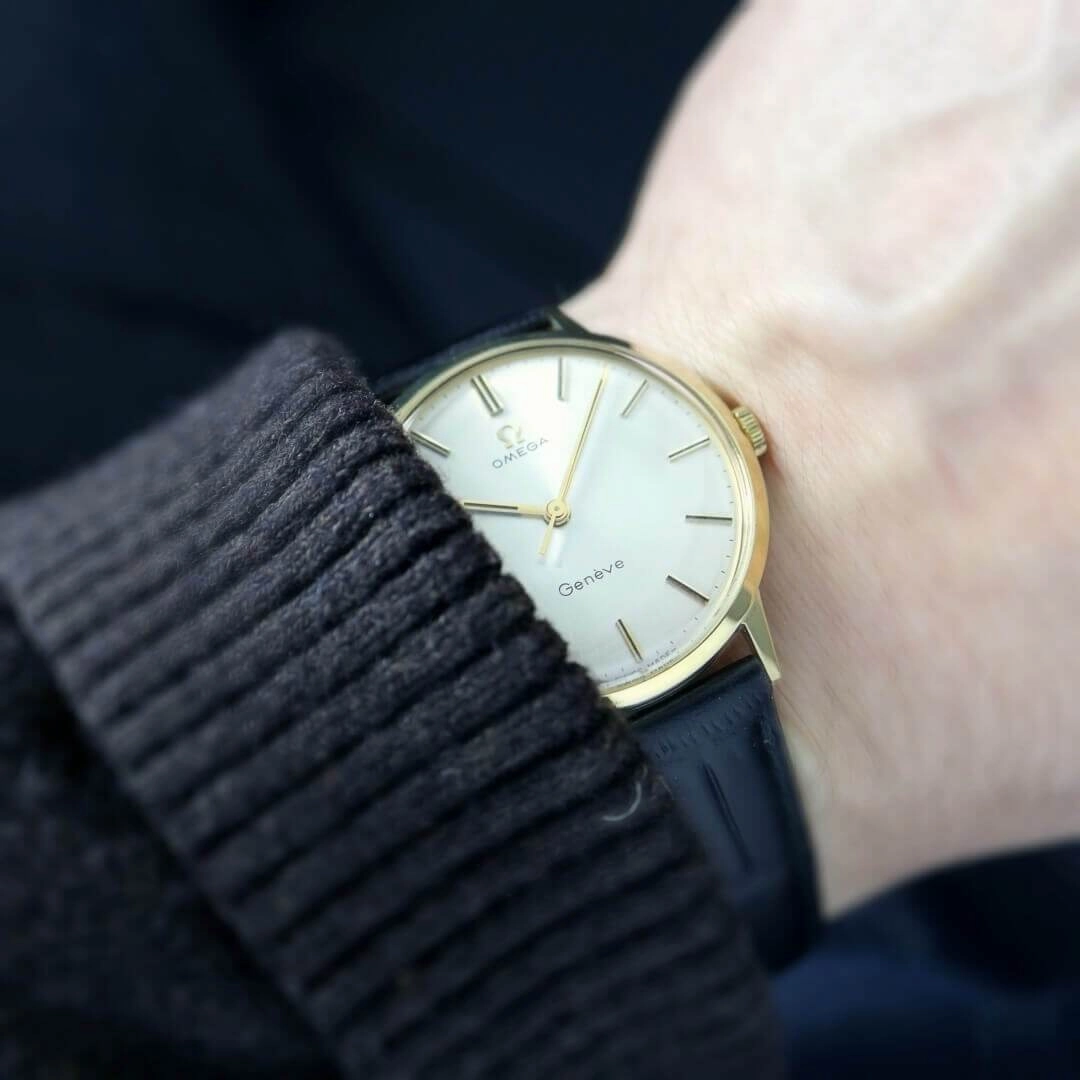 Omega Geneve 131.041 14k Gold, 1973 Men's Vintage Watch