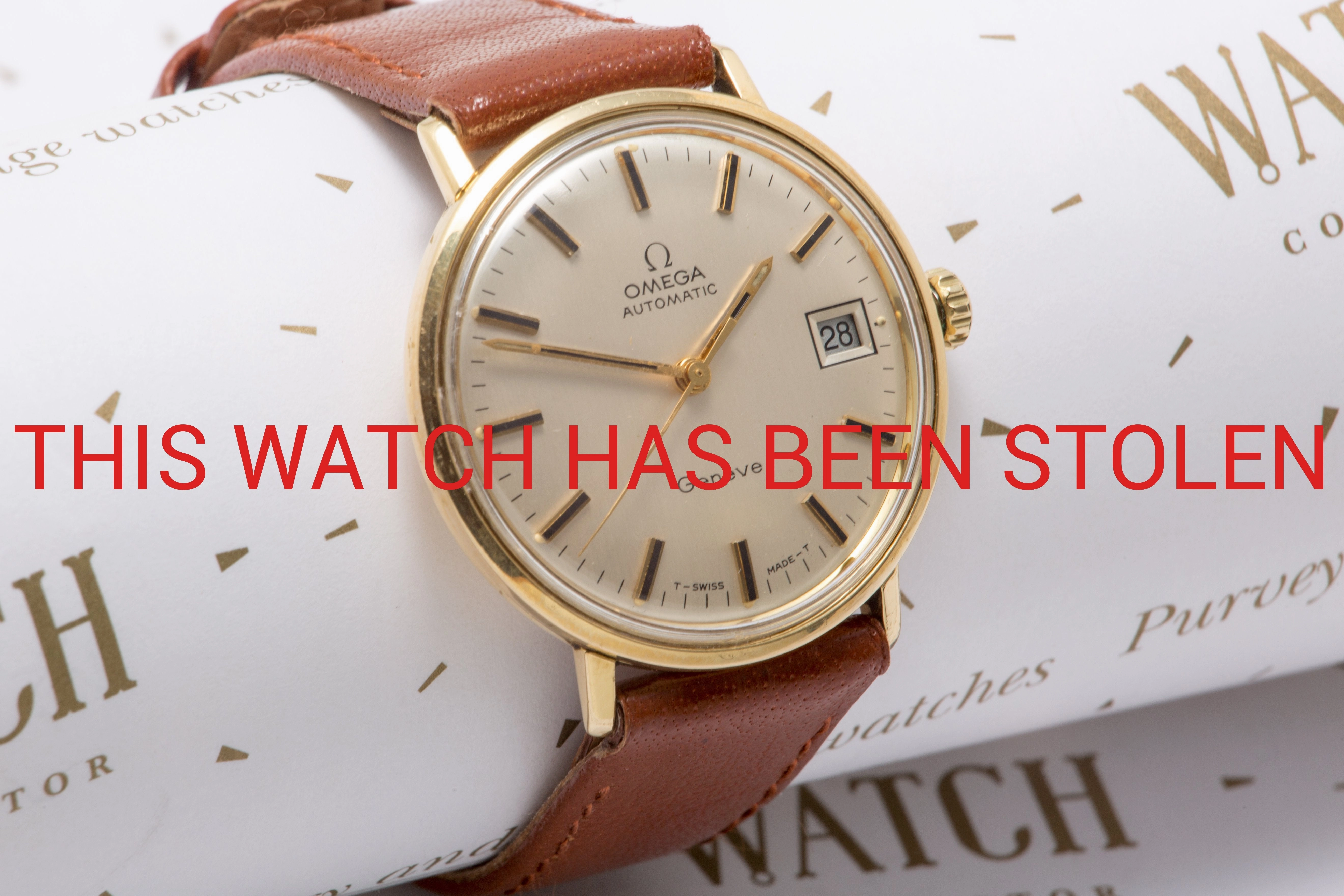Omega Geneve 18ct Gold automatic