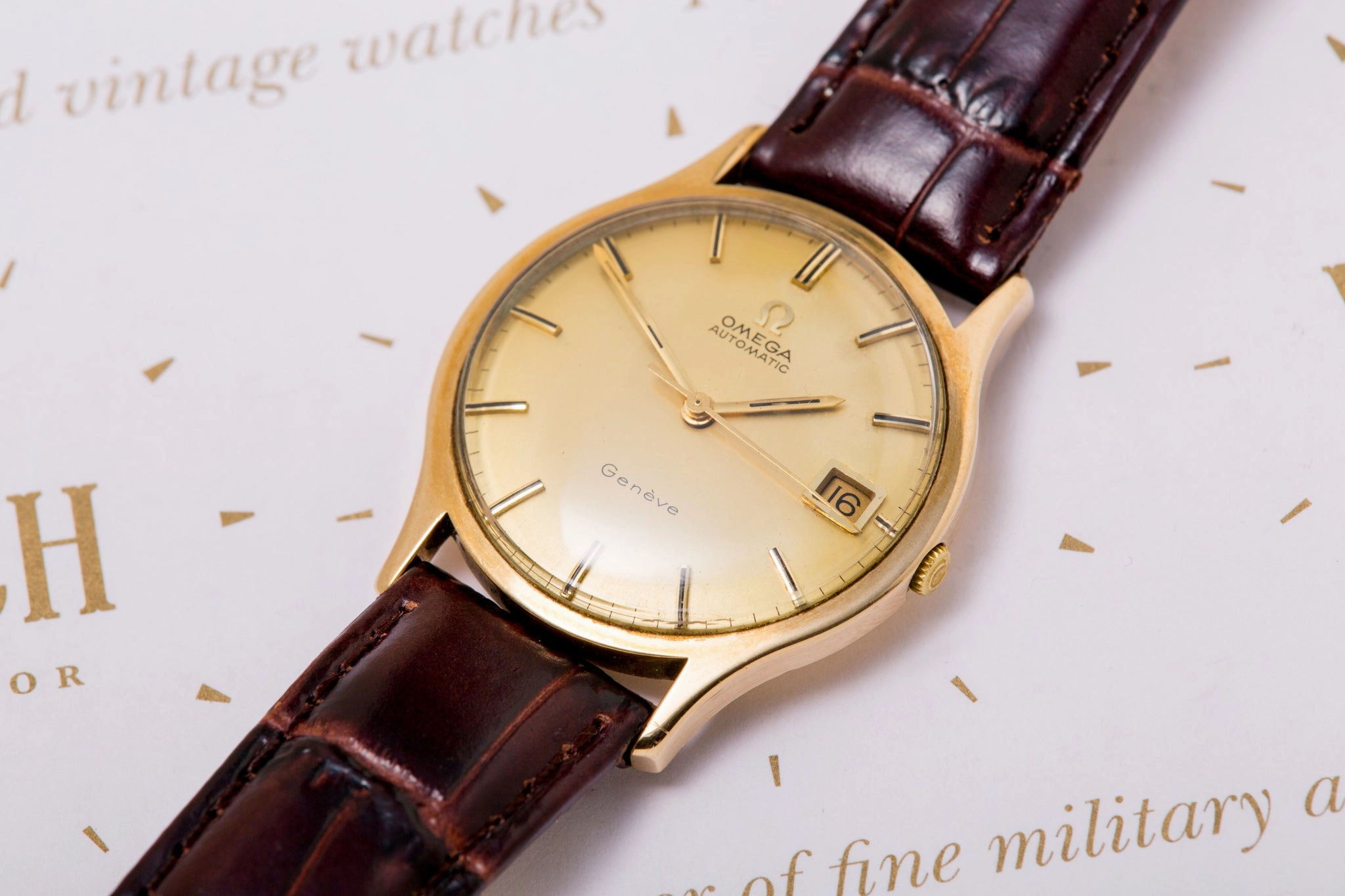 Omega Geneve 9 ct gold