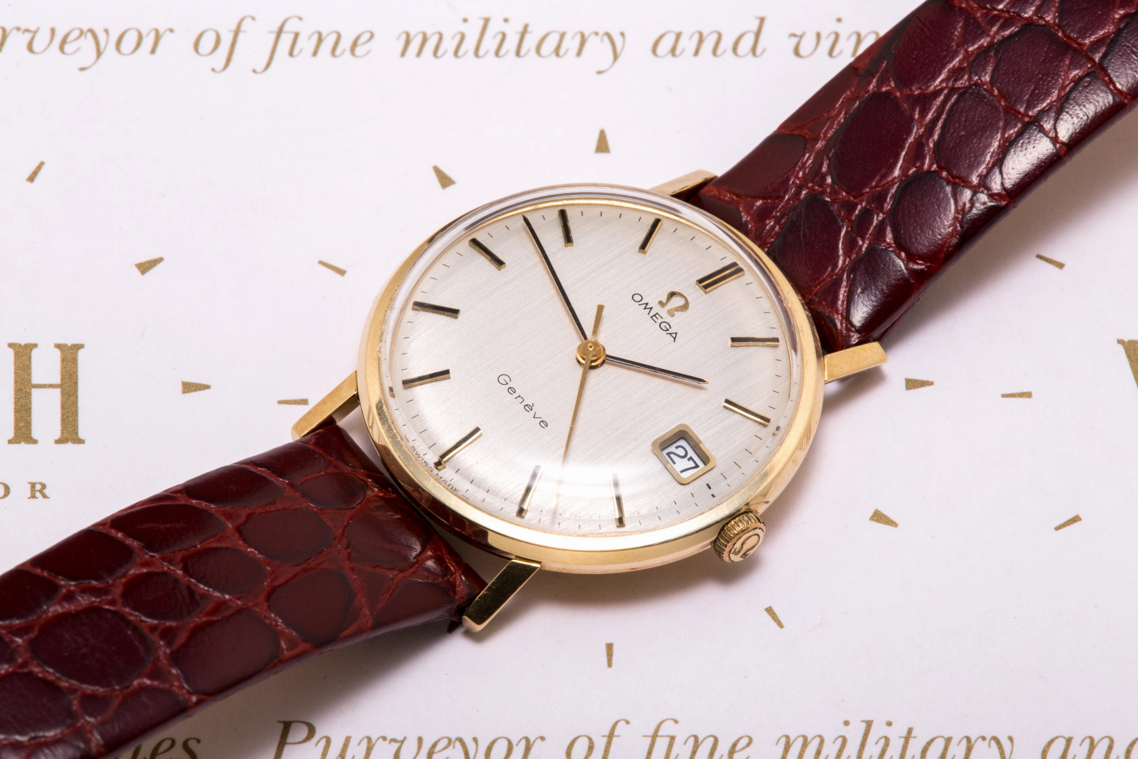 Omega Geneve 9ct gold SOLD
