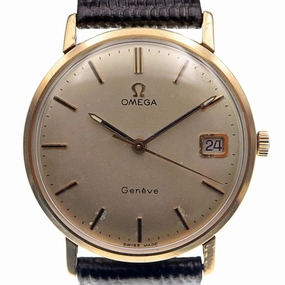 Omega Geneve 9ct Gold, Year 1967 Mens Vintage Watch