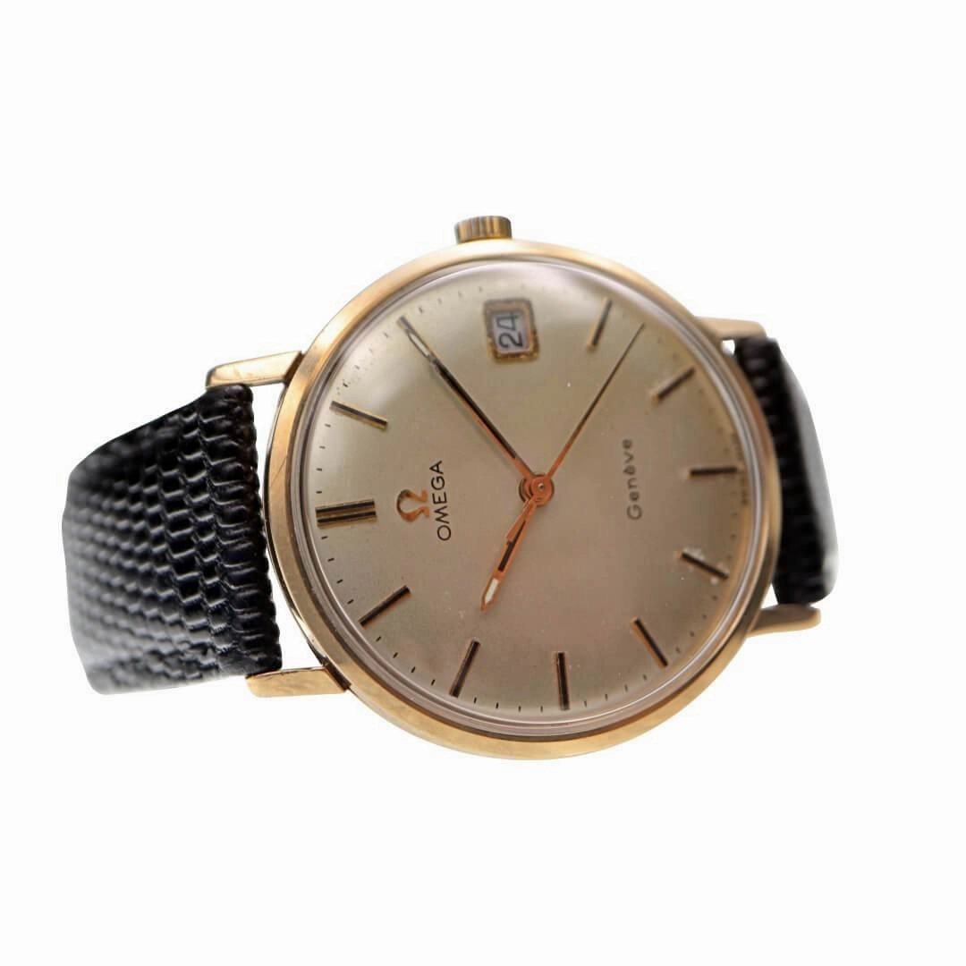 Omega Geneve 9ct Gold, Year 1967 Mens Vintage Watch