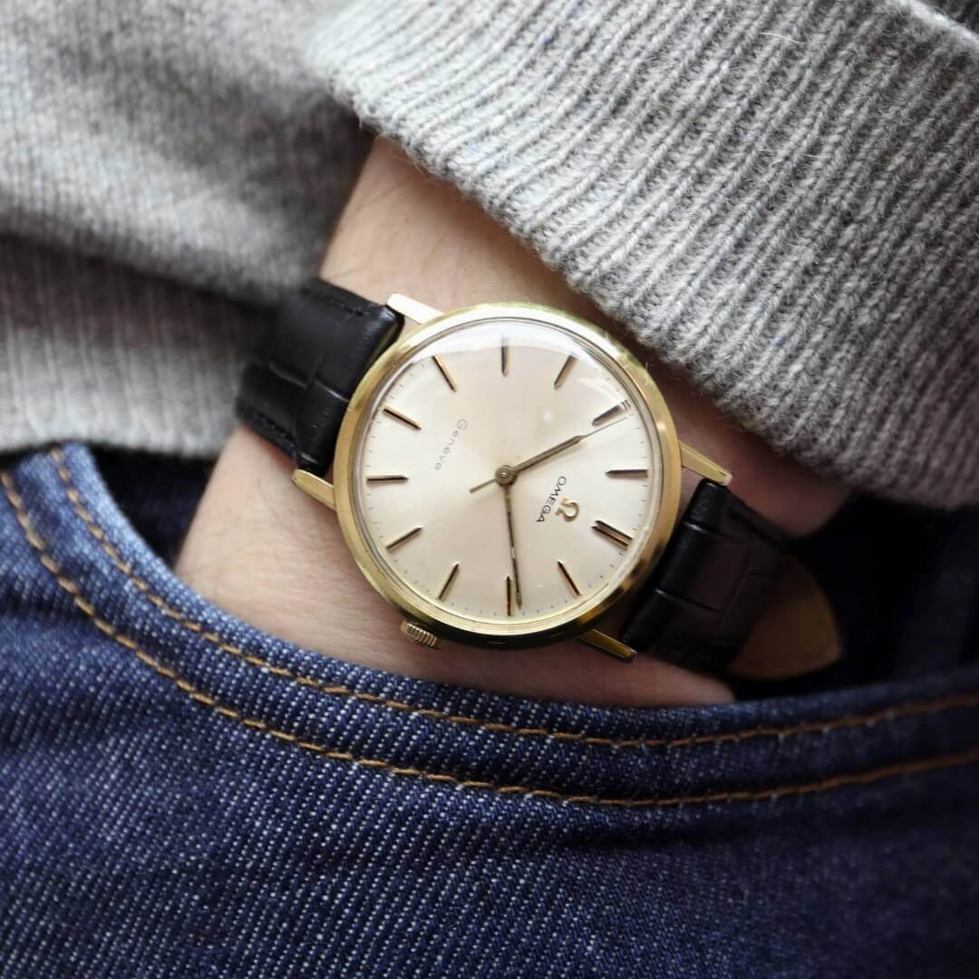 Omega Genve 131.019, 1967, Vintage Gold Watch