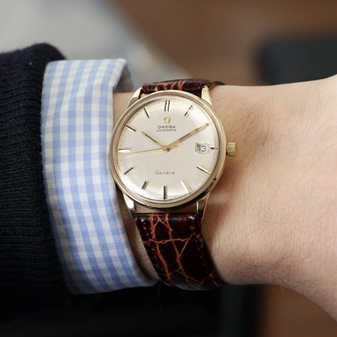 Omega Genve 161/25418, 9k Gold, 1968