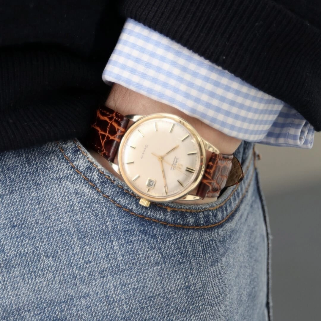 Omega Genve 161/25418, 9k Gold, 1968