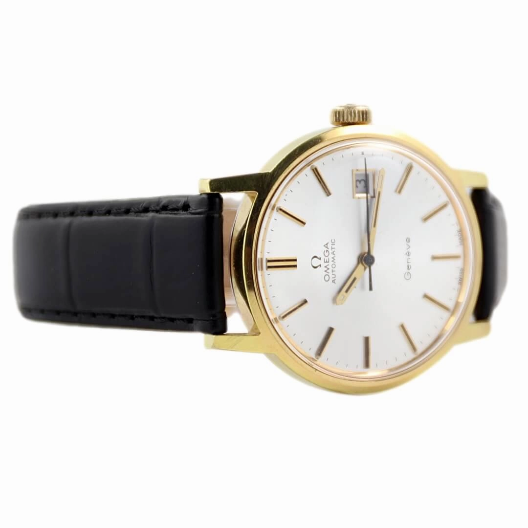 Omega Genve 166.098, 1972, Gold Vintage Watch