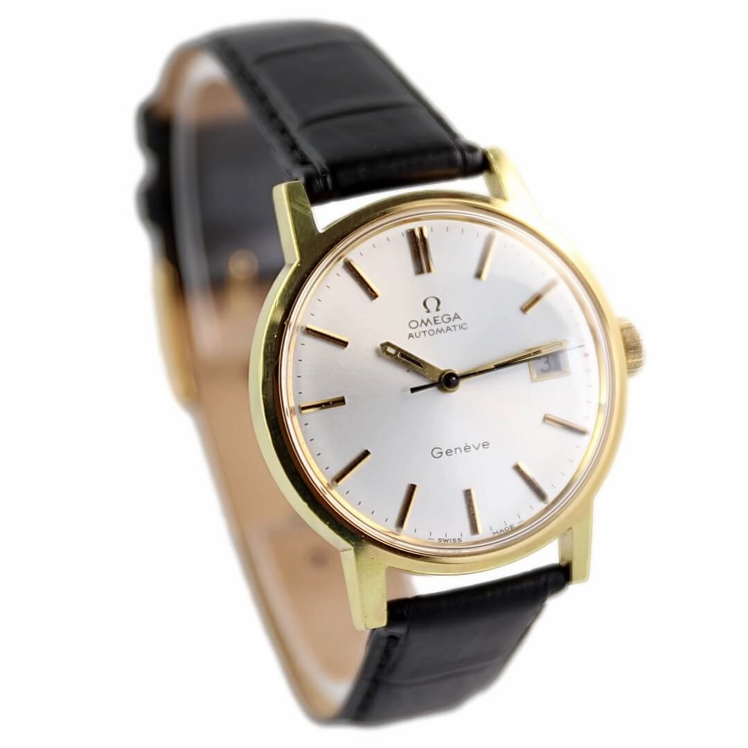 Omega Genve 166.098, 1972, Gold Vintage Watch