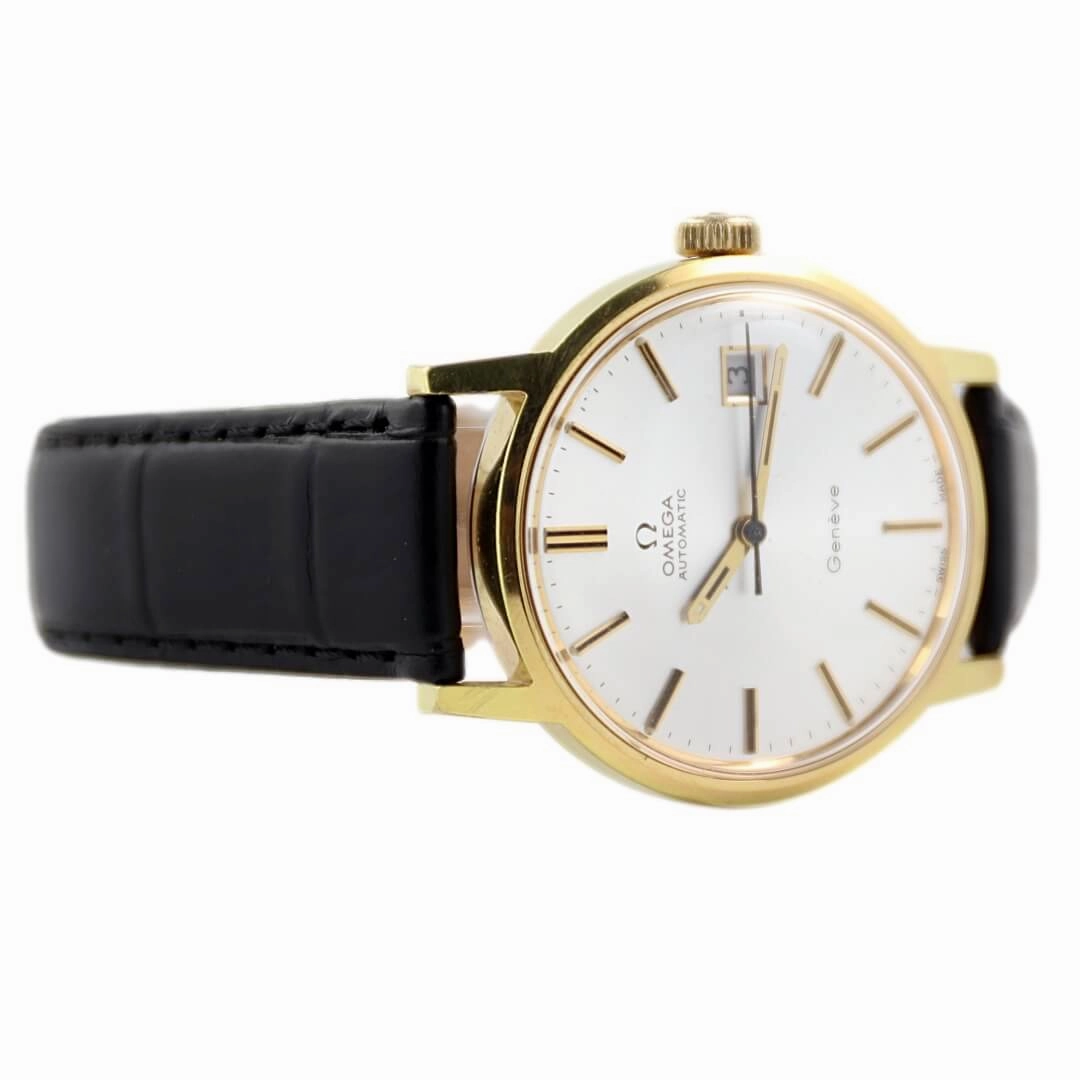 Omega Genve 166.098, 1972, Gold Vintage Watch
