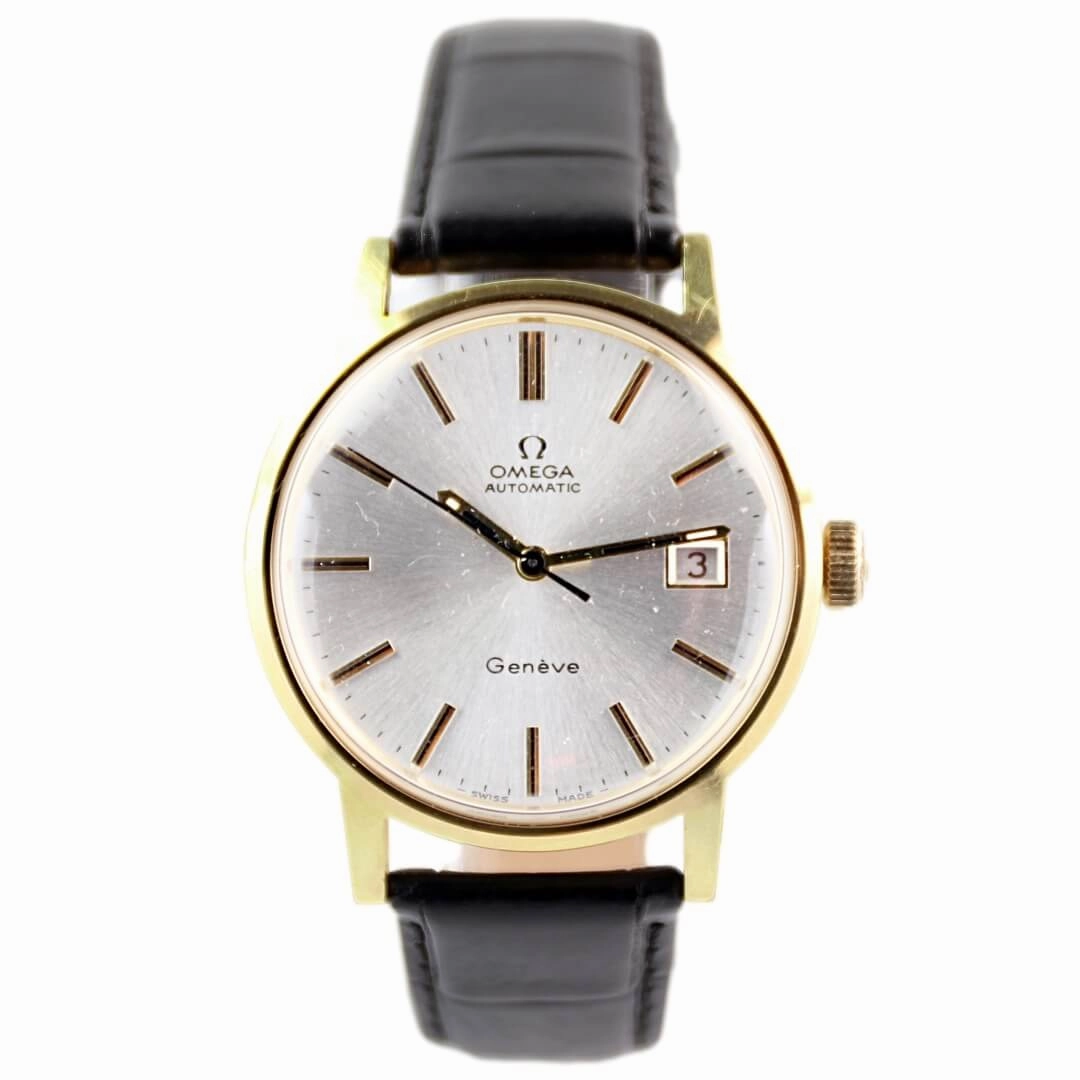 Omega Genve 166.098, 1972, Gold Vintage Watch