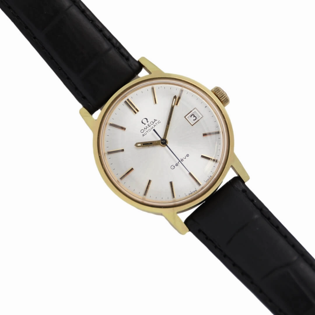 Omega Genve 166.098, 1972, Gold Vintage Watch