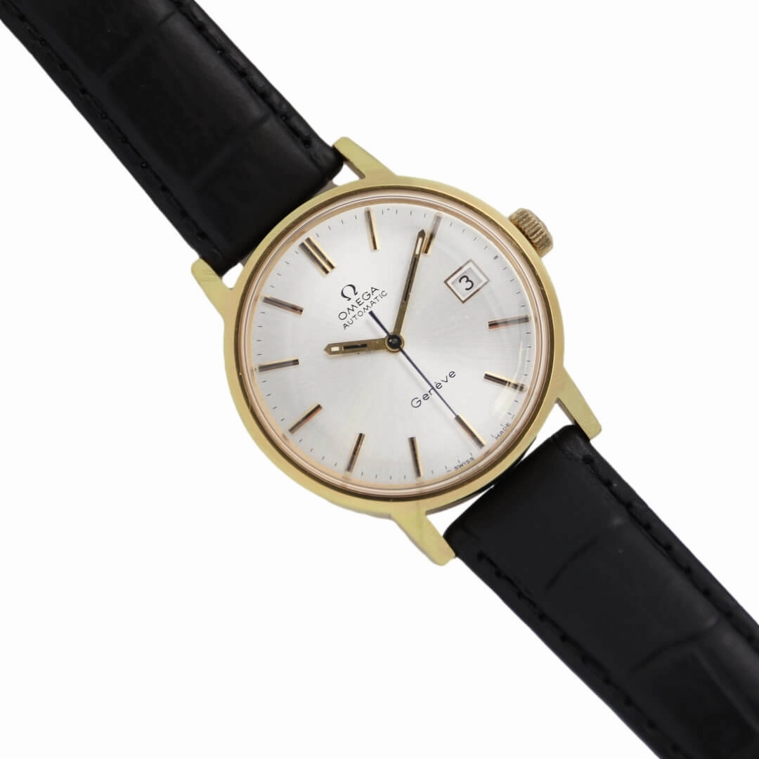 Omega Genve 166.098, 1972, Gold Vintage Watch