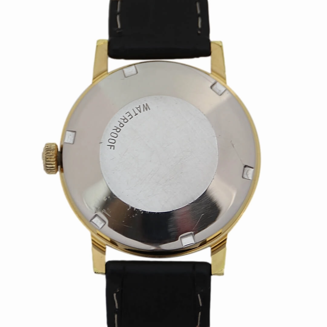 Omega Genve 166.098, 1972, Gold Vintage Watch