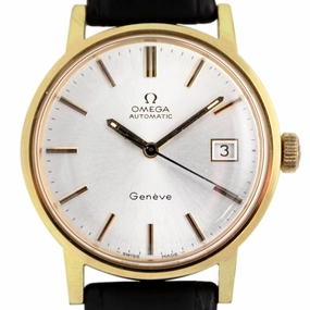 Omega Genve 166.098, 1972, Gold Vintage Watch