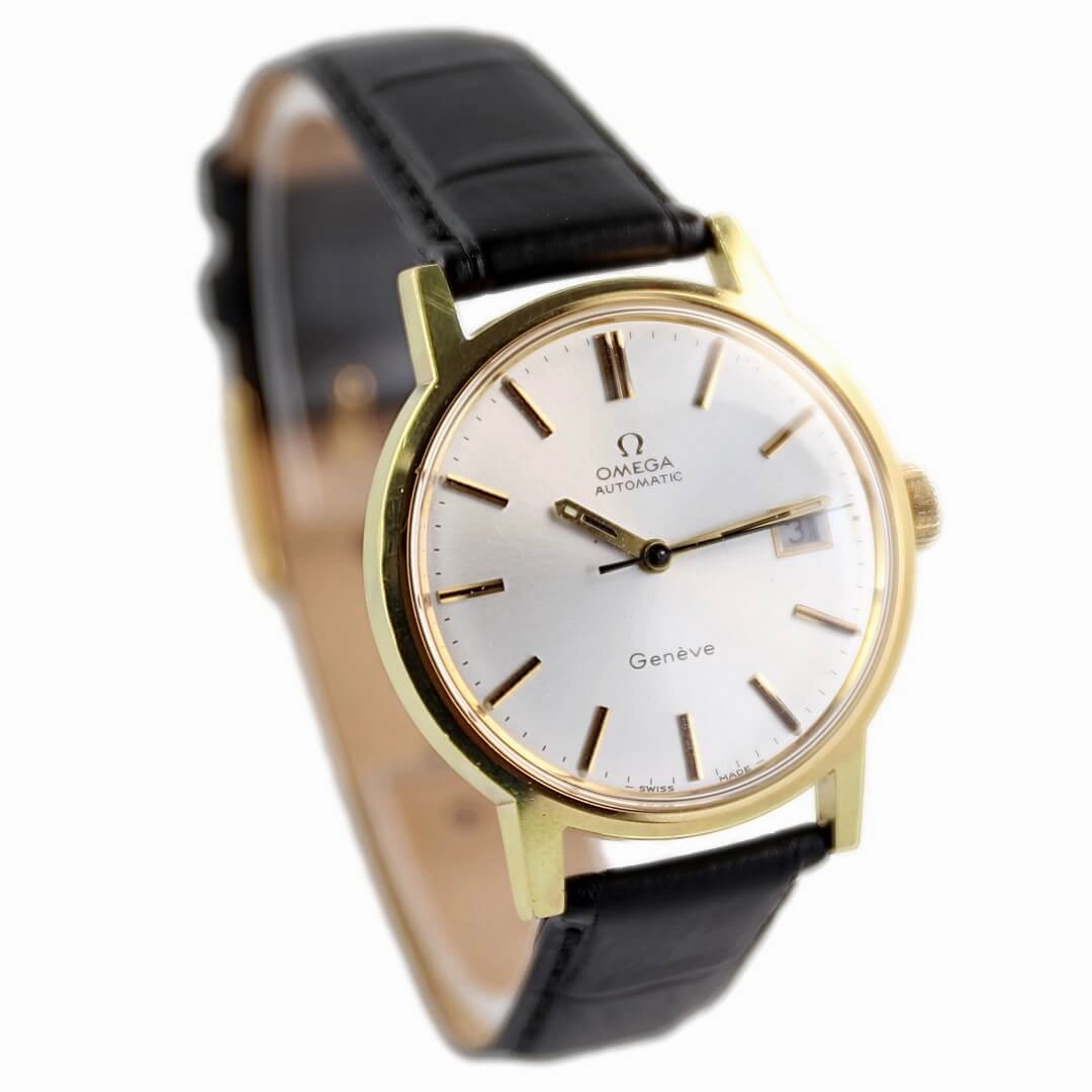 Omega Genve 166.098, 1972, Gold Vintage Watch