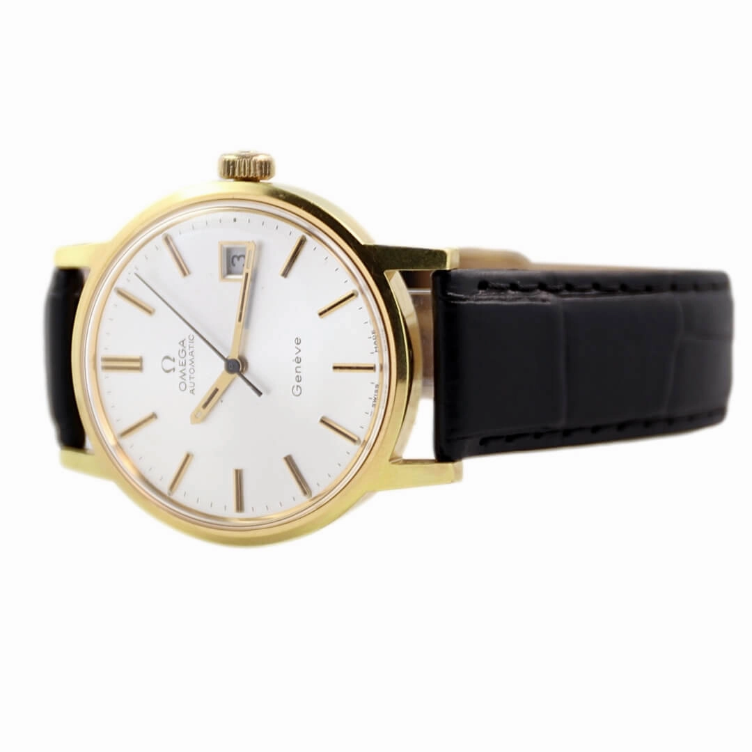 Omega Genve 166.098, 1972, Gold Vintage Watch