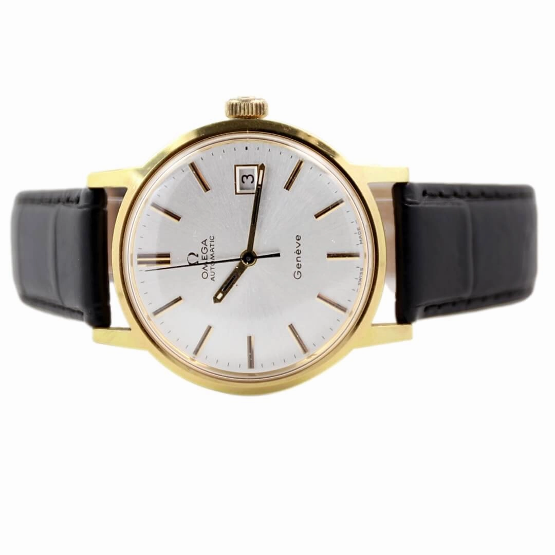 Omega Genve 166.098, 1972, Gold Vintage Watch